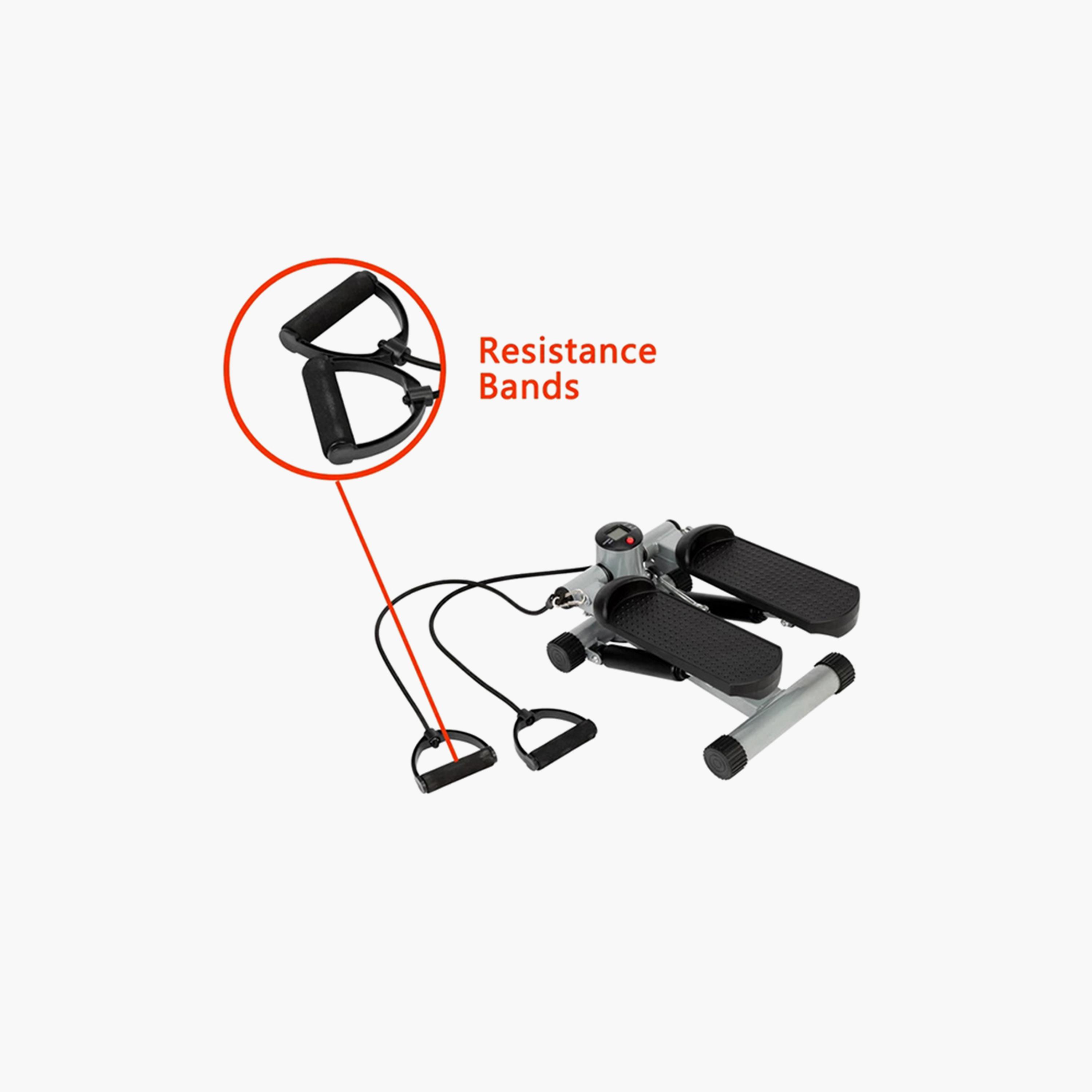 Stepper Twister Device With A Hand Rope - Black and Grey-sports-gear-gym-image-4