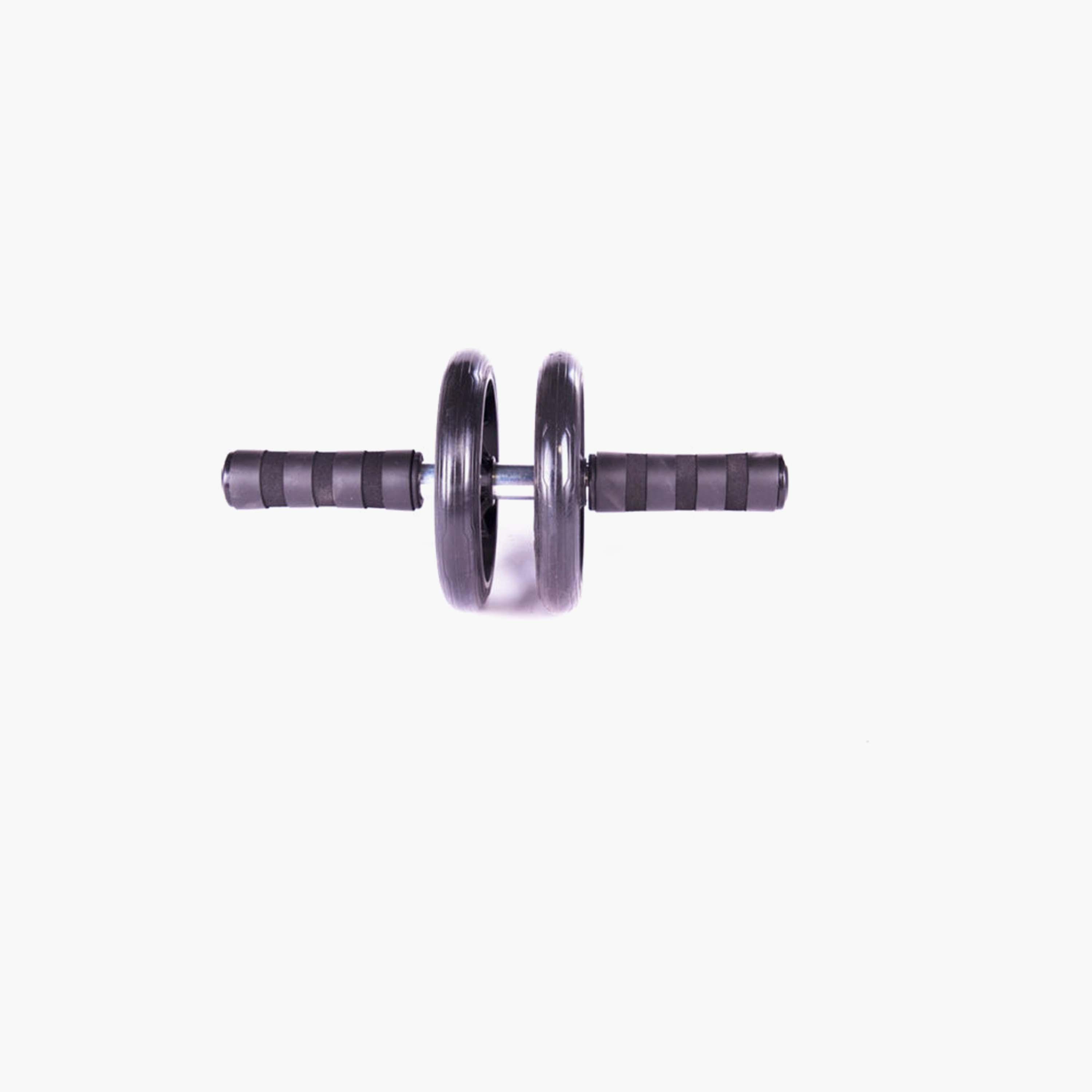Two Wheel Abdominal Trainer - Black-sports-gear-gym-image-1