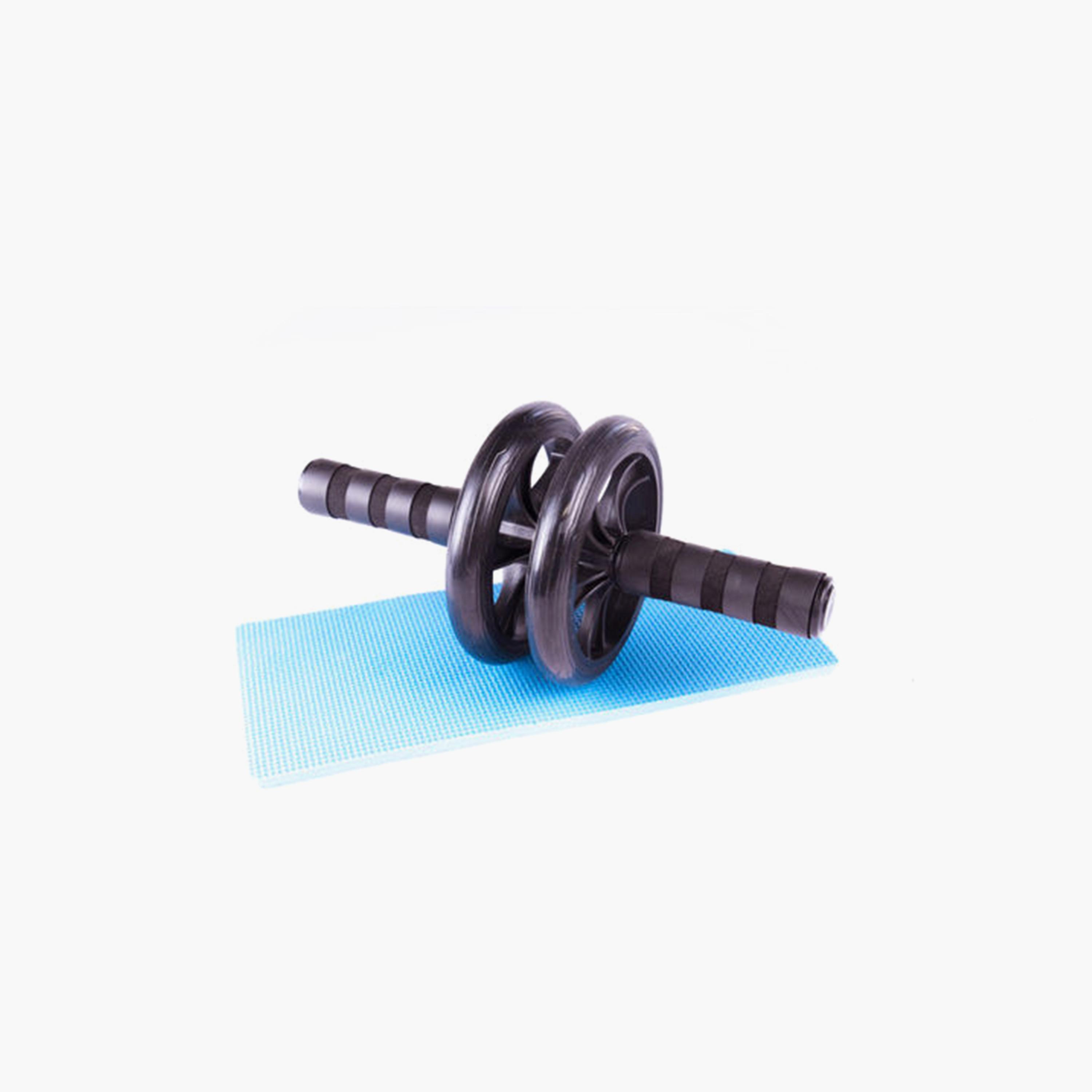 Two Wheel Abdominal Trainer - Black-sports-gear-gym-image-3