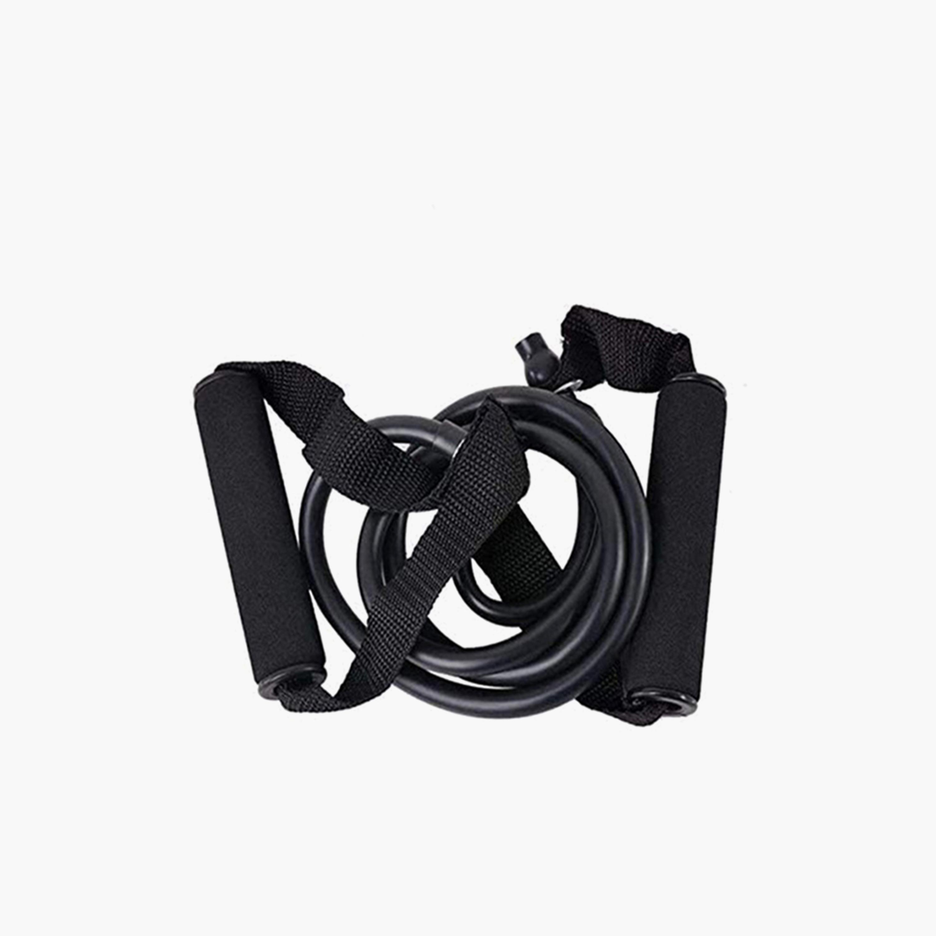 Resistance Training Band Tube - Black-sports-gear-gym-image-2