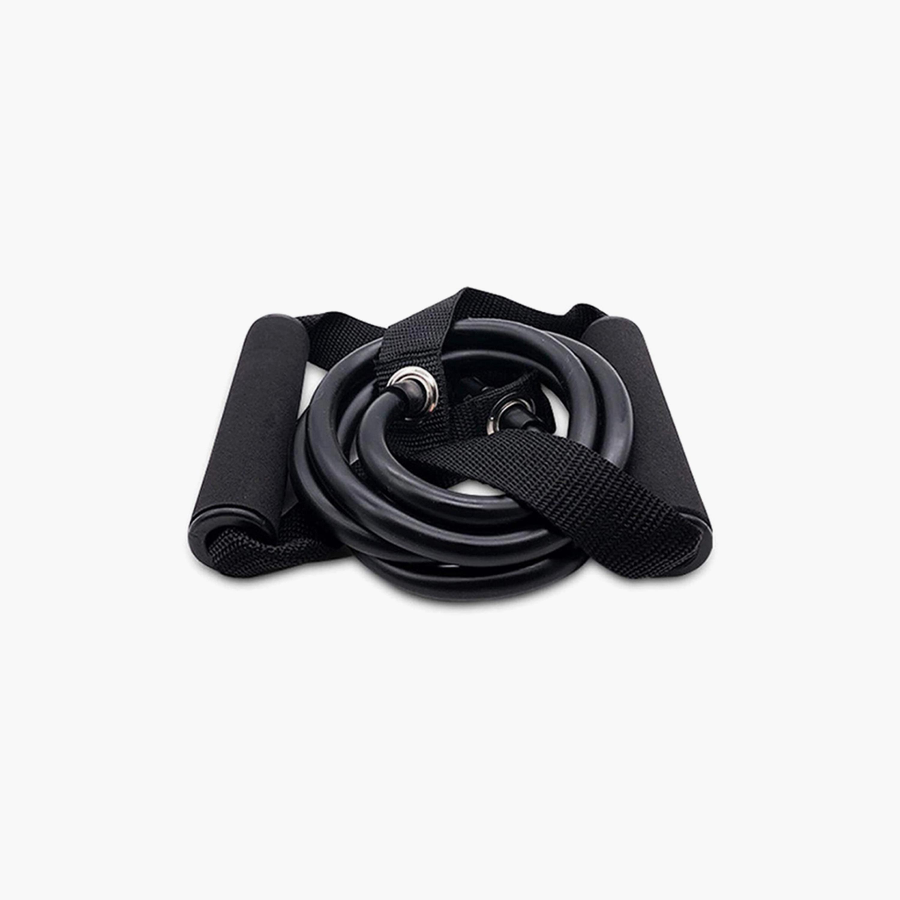 Resistance Training Band Tube - Black-sports-gear-gym-image-3