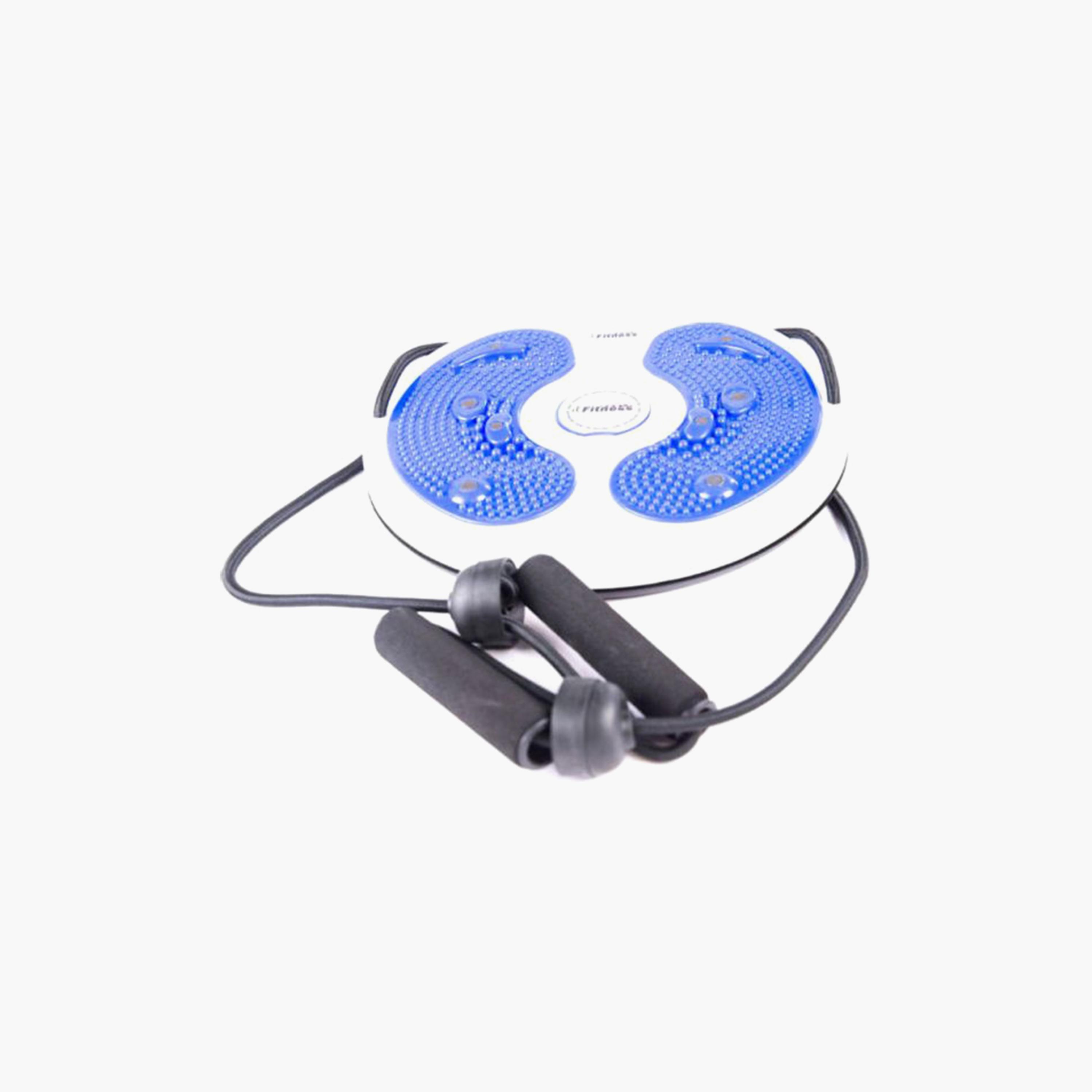 Waist Twisting Disc Board - Blue and White-sports-gear-gym-image-2