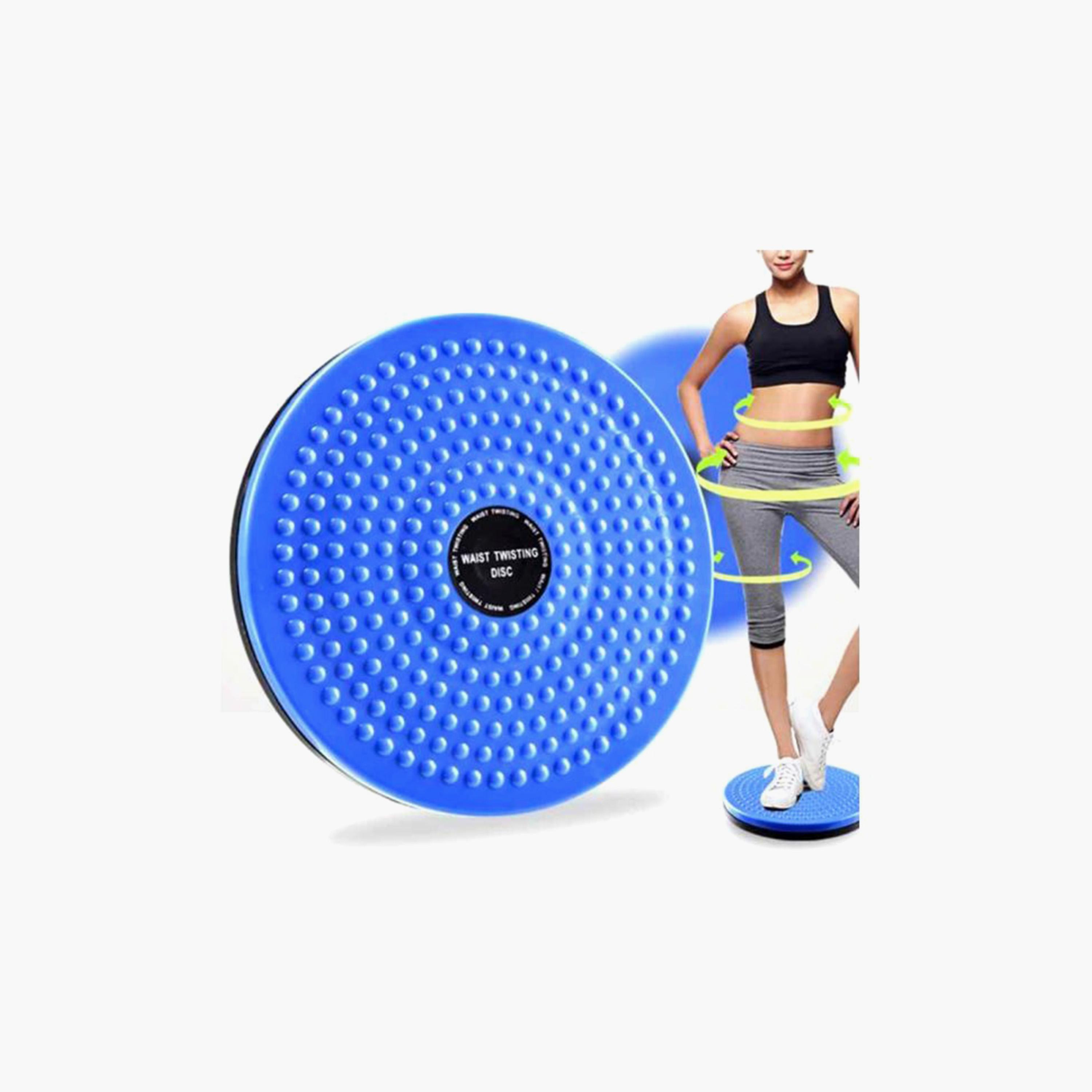Waist Twisting Disc Board - Blue-sports-gear-gym-image-2