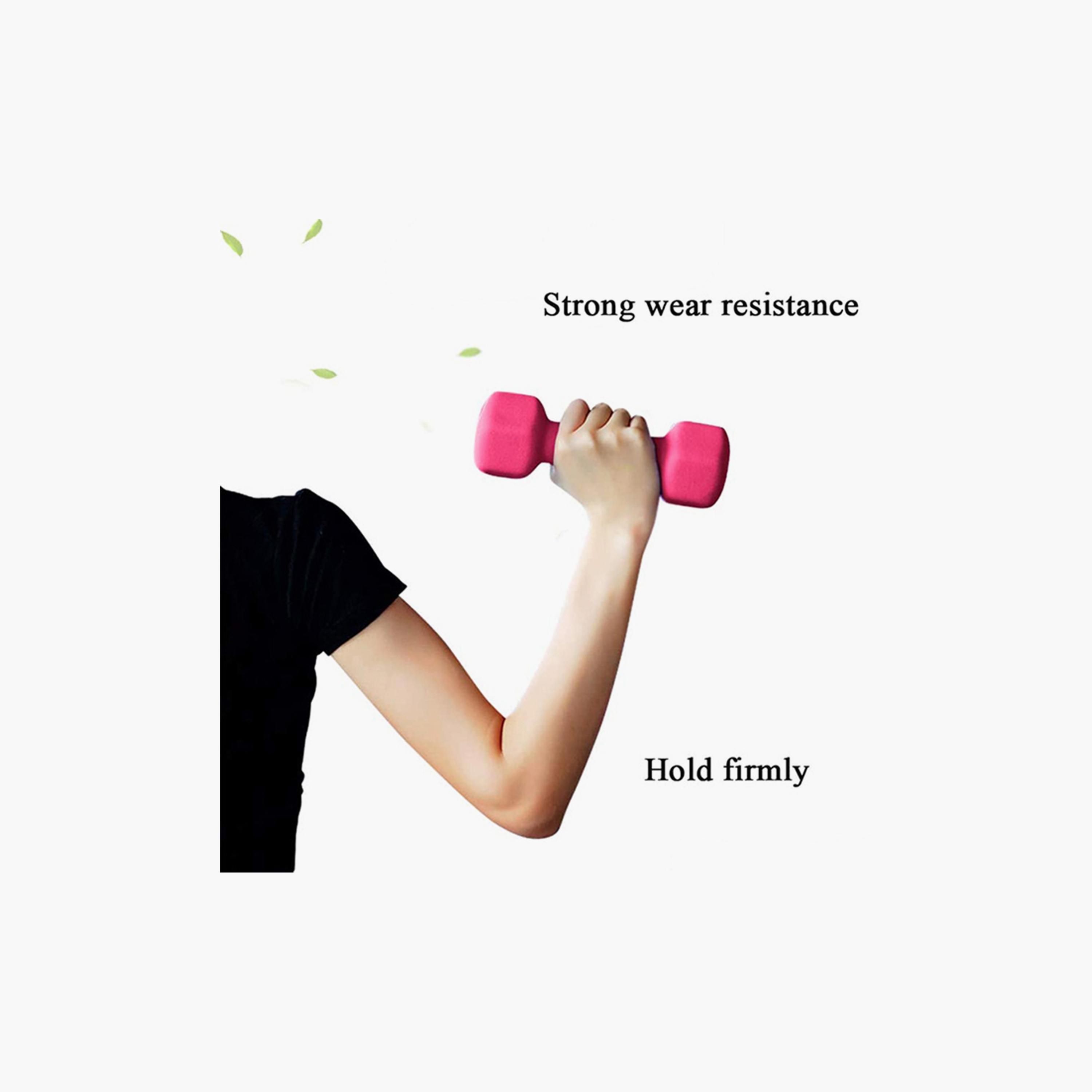 Gym Dumbbell, 2 Kg - Pink-sports-gear-gym-image-4