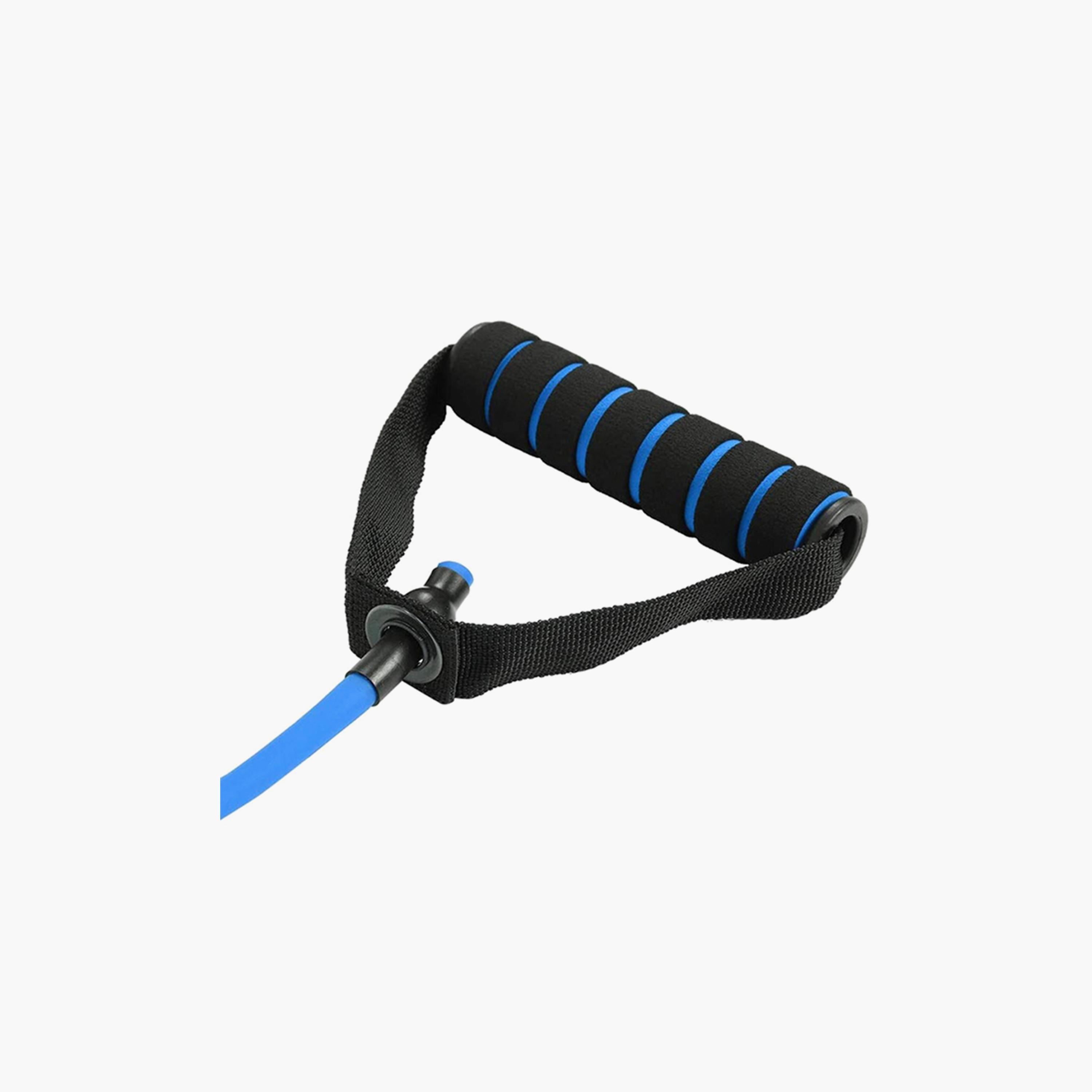 Resistance Training Band Tube, 1 cm - Blue and Black-sports-gear-gym-image-3