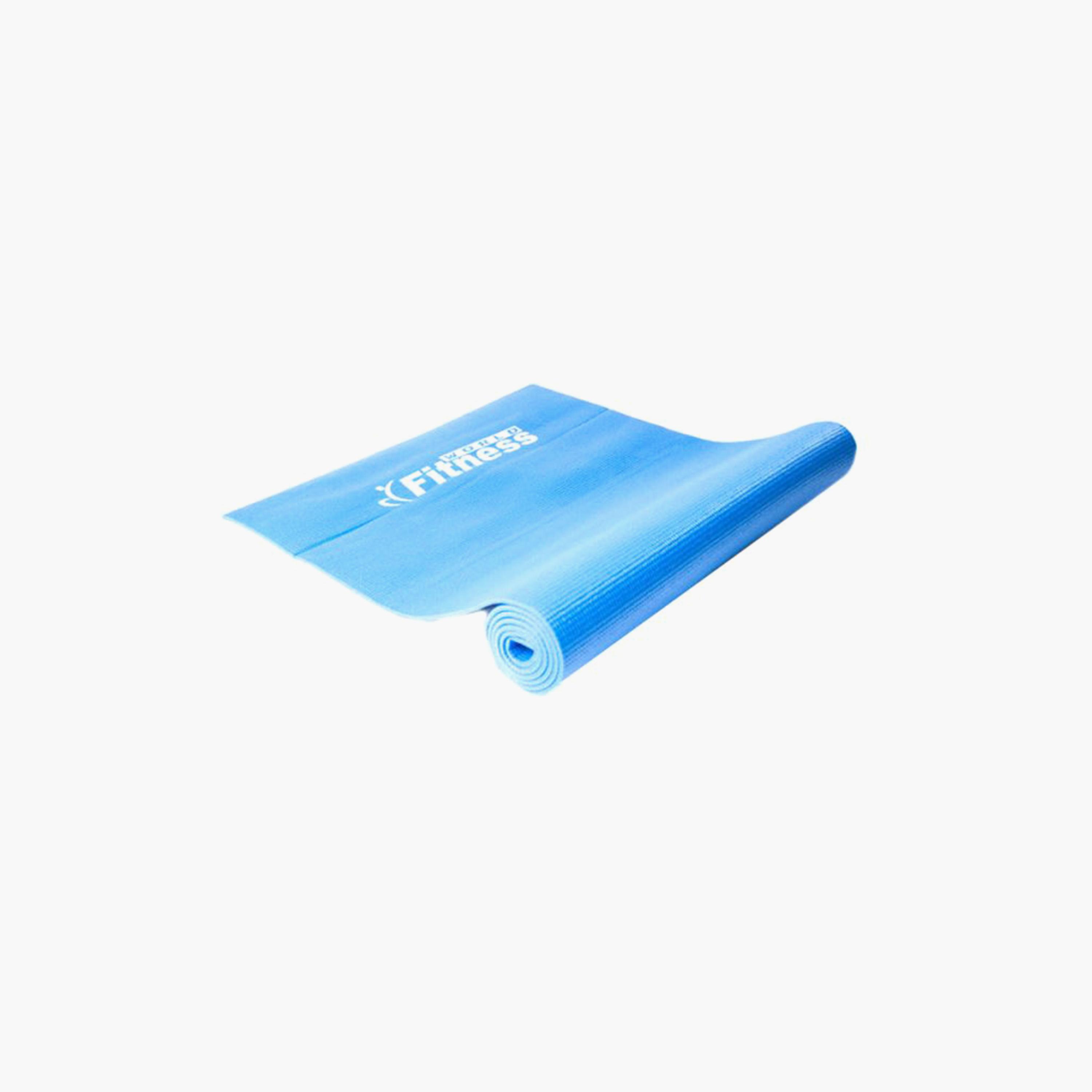 Anti-Skid Yoga Mat, 173 x 61 x 0.8 cm - Blue-sports-gear-gym-image-1