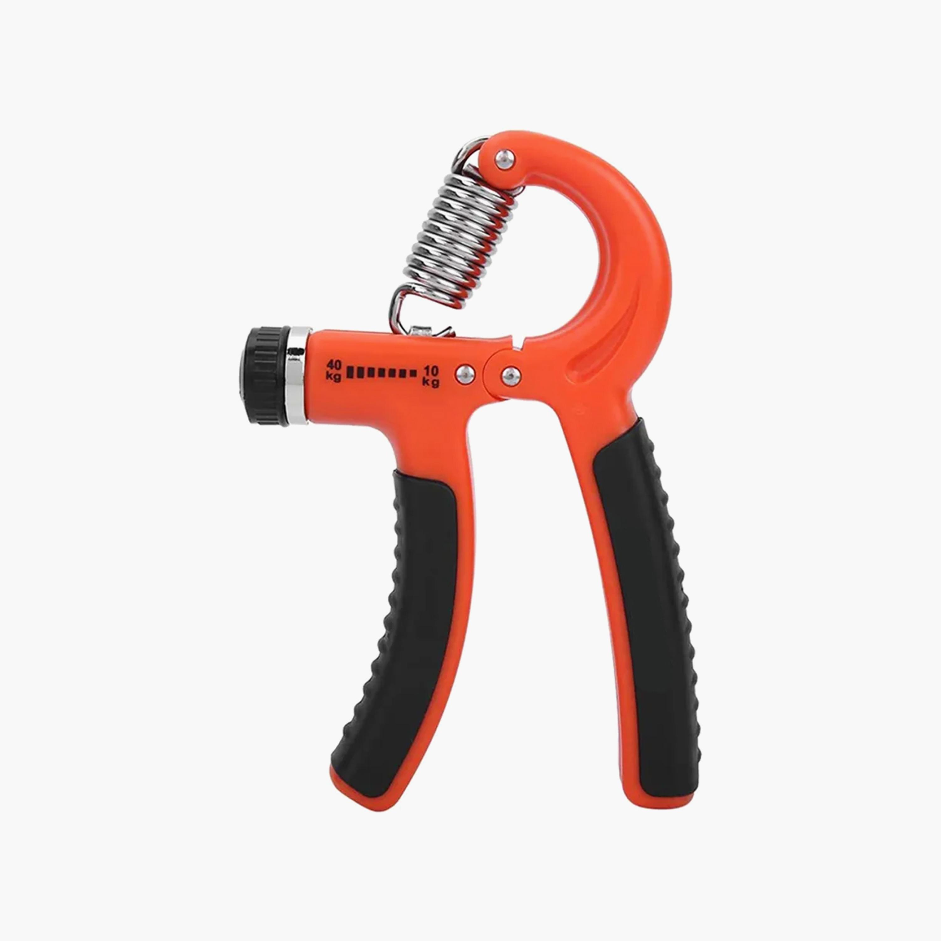 Adjustable Hand Grip Strengthener - Orange and Black-sports-gear-gym-image-1
