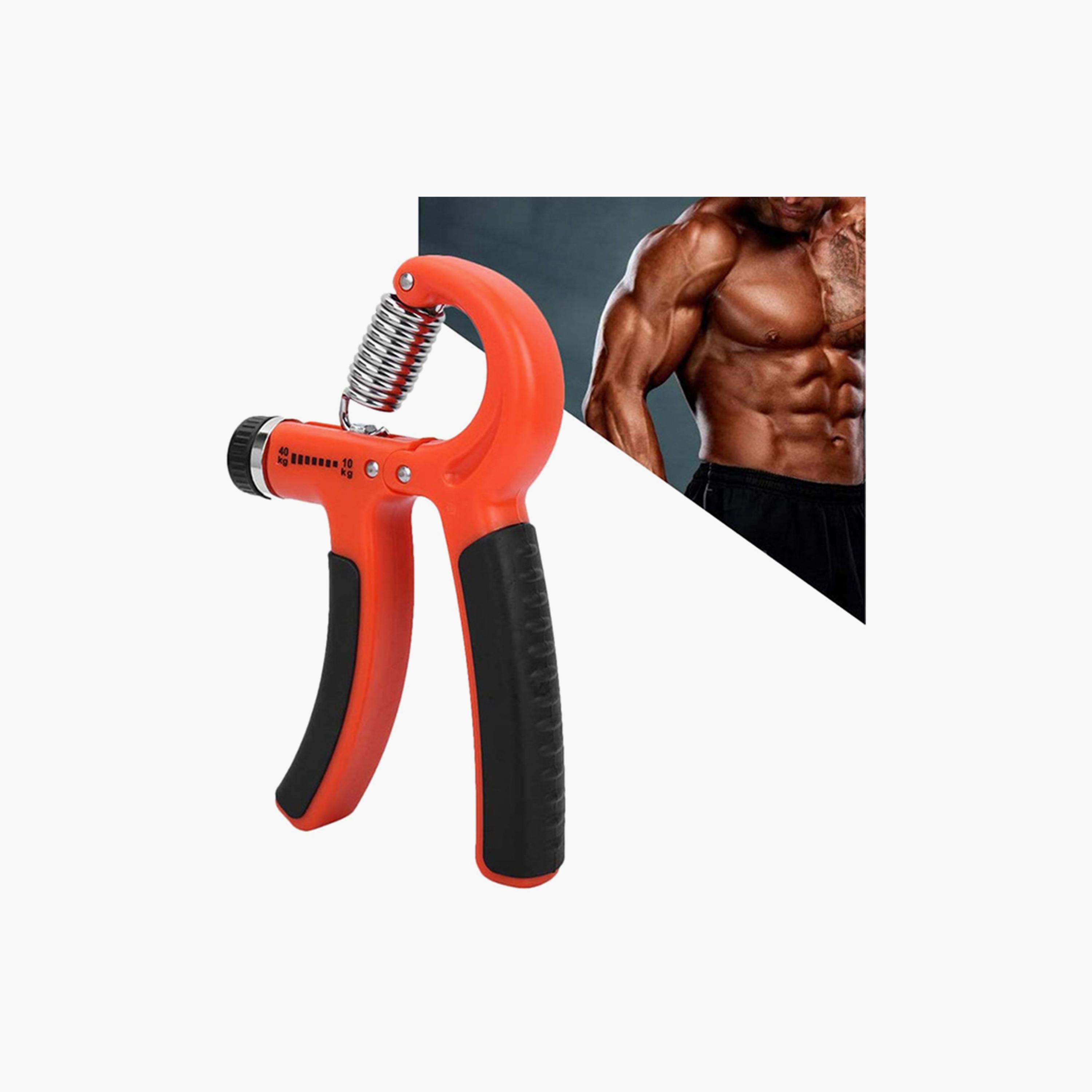 Adjustable Hand Grip Strengthener - Orange and Black-sports-gear-gym-image-4