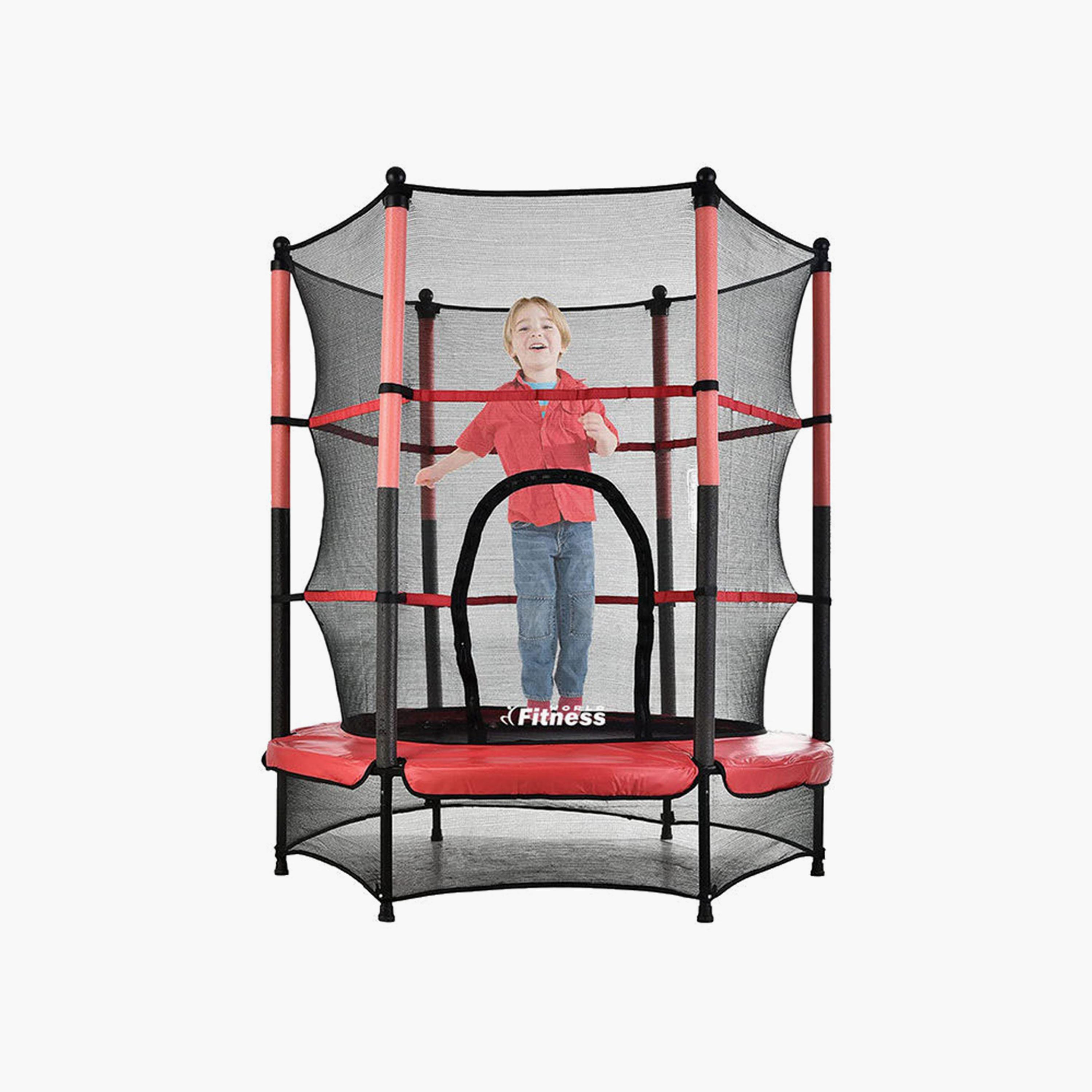 Trampoline - Red and Black-sports-gear-gym-image-4