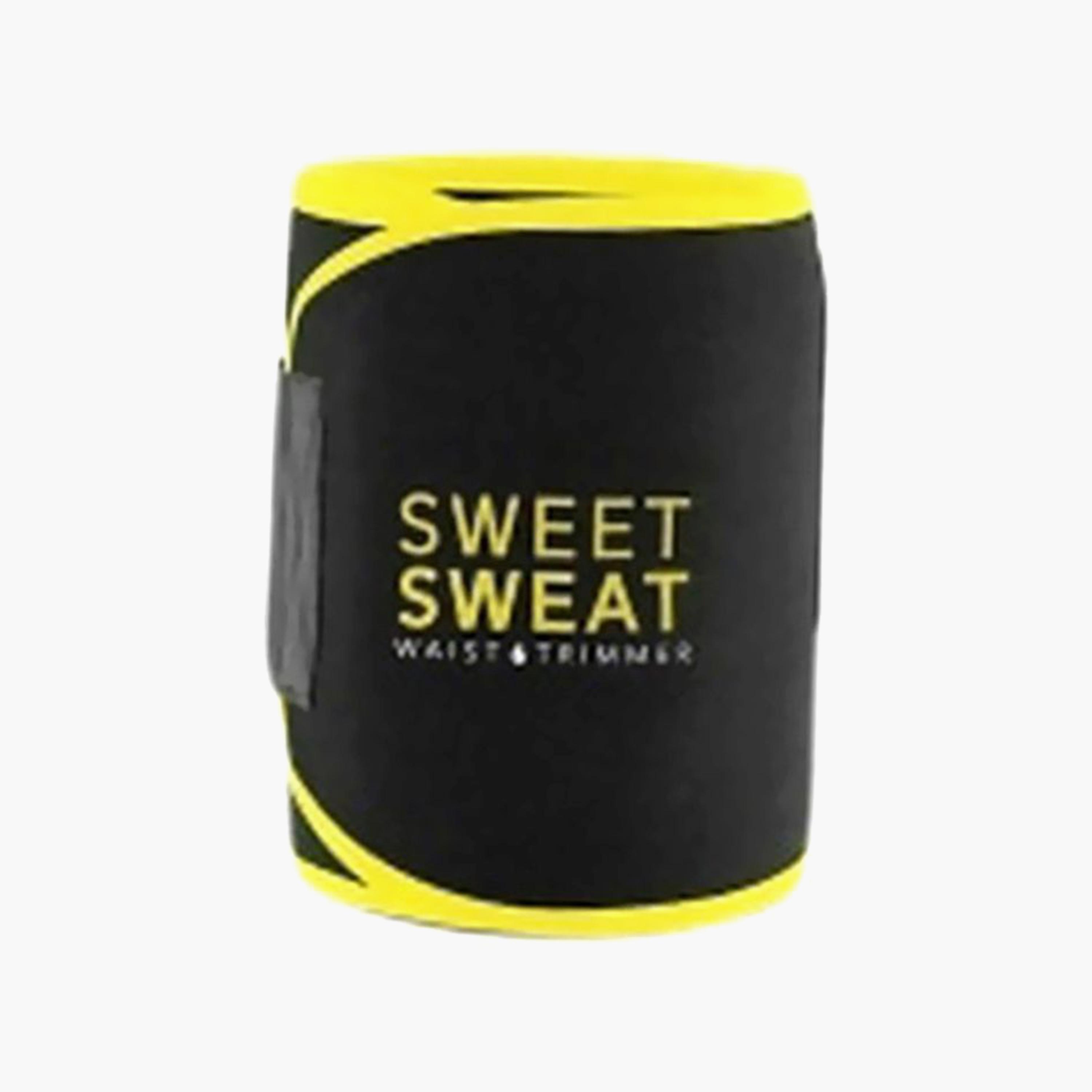 Waist Slimming Belt, 150 g - Yellow and Black-sports-gear-gym-image-1