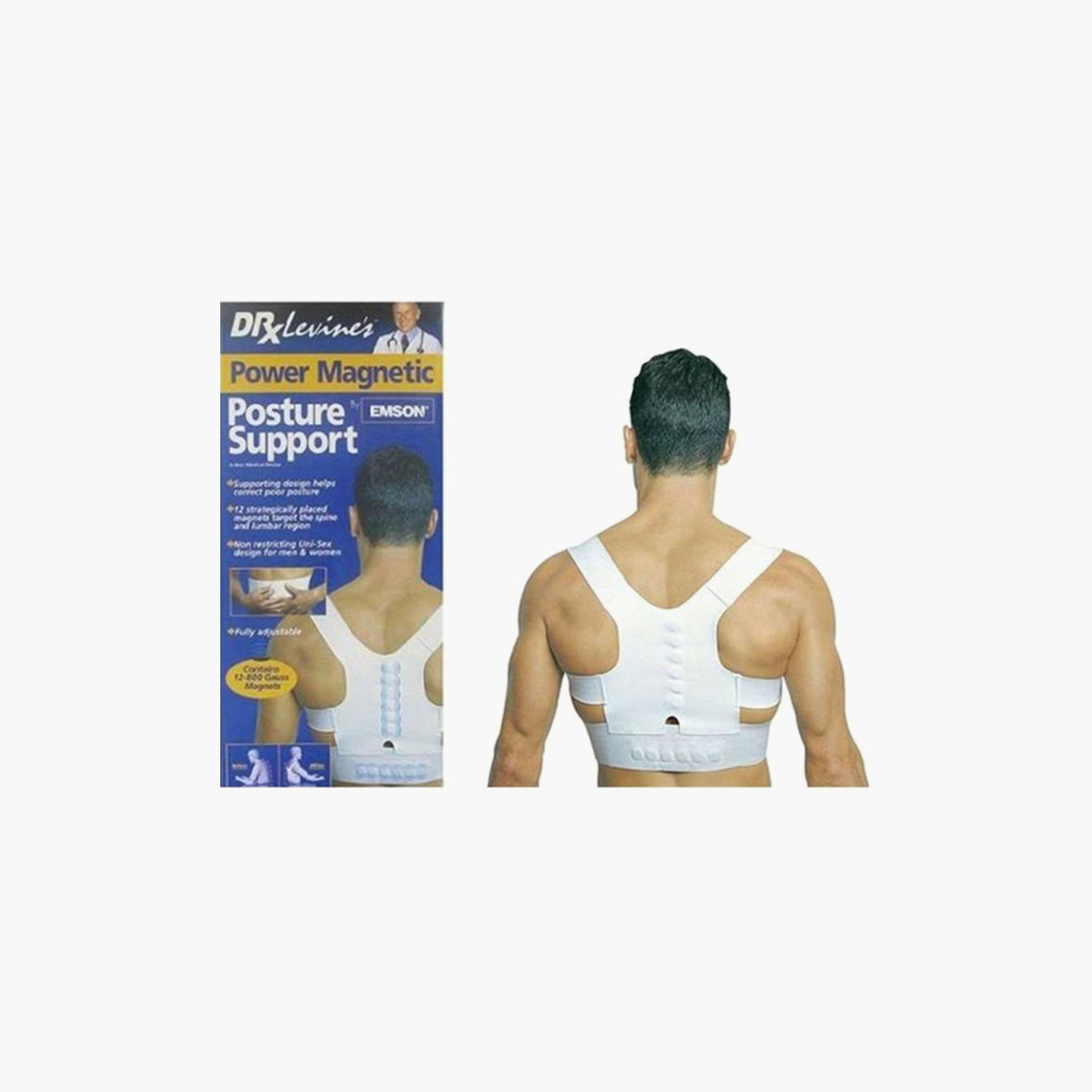Magnetic Back Support Belt XL - White-sports-gear-supports-image-2