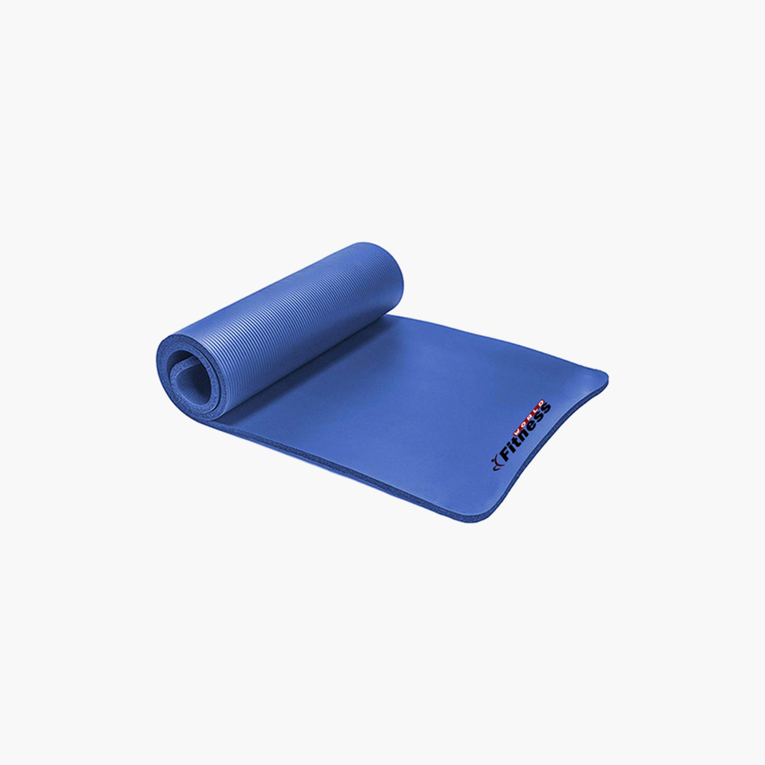 Anti-slip Carrying Strap Yoga Mat - Blue-sports-gear-gym-image-2