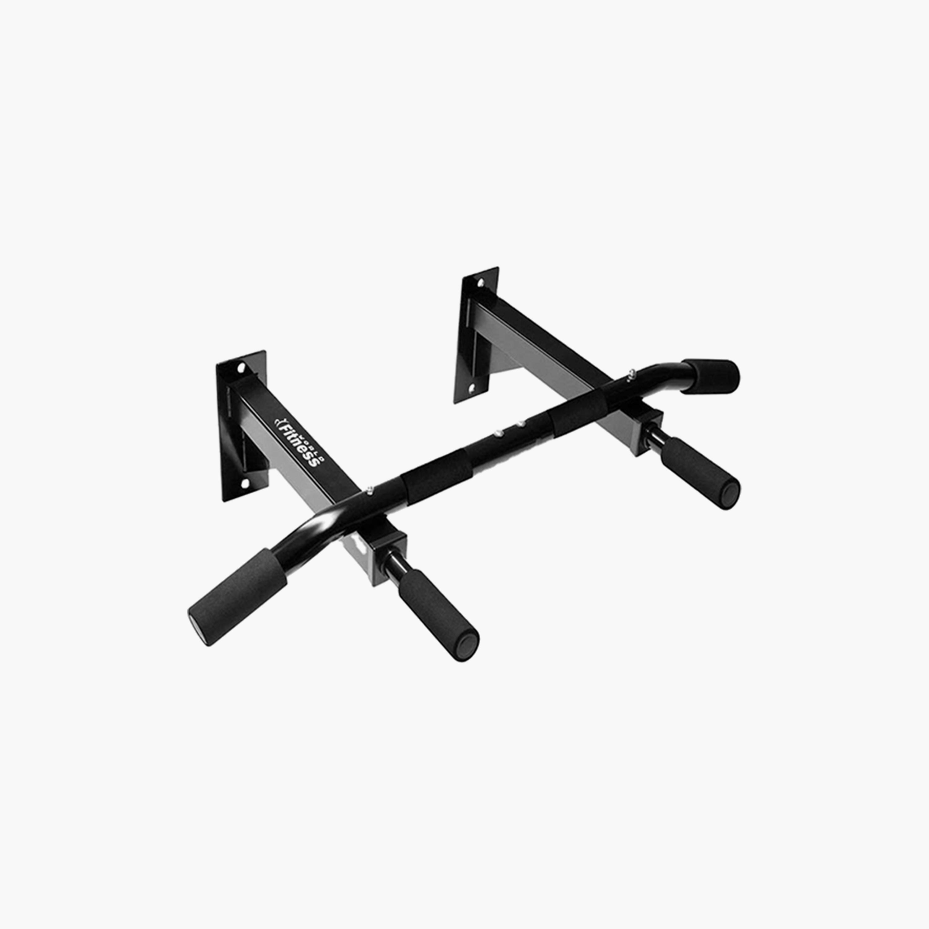 Aeronautic C Wall Hand Grips Exercise Pull Up Bar - Black-sports-gear-gym-image-1