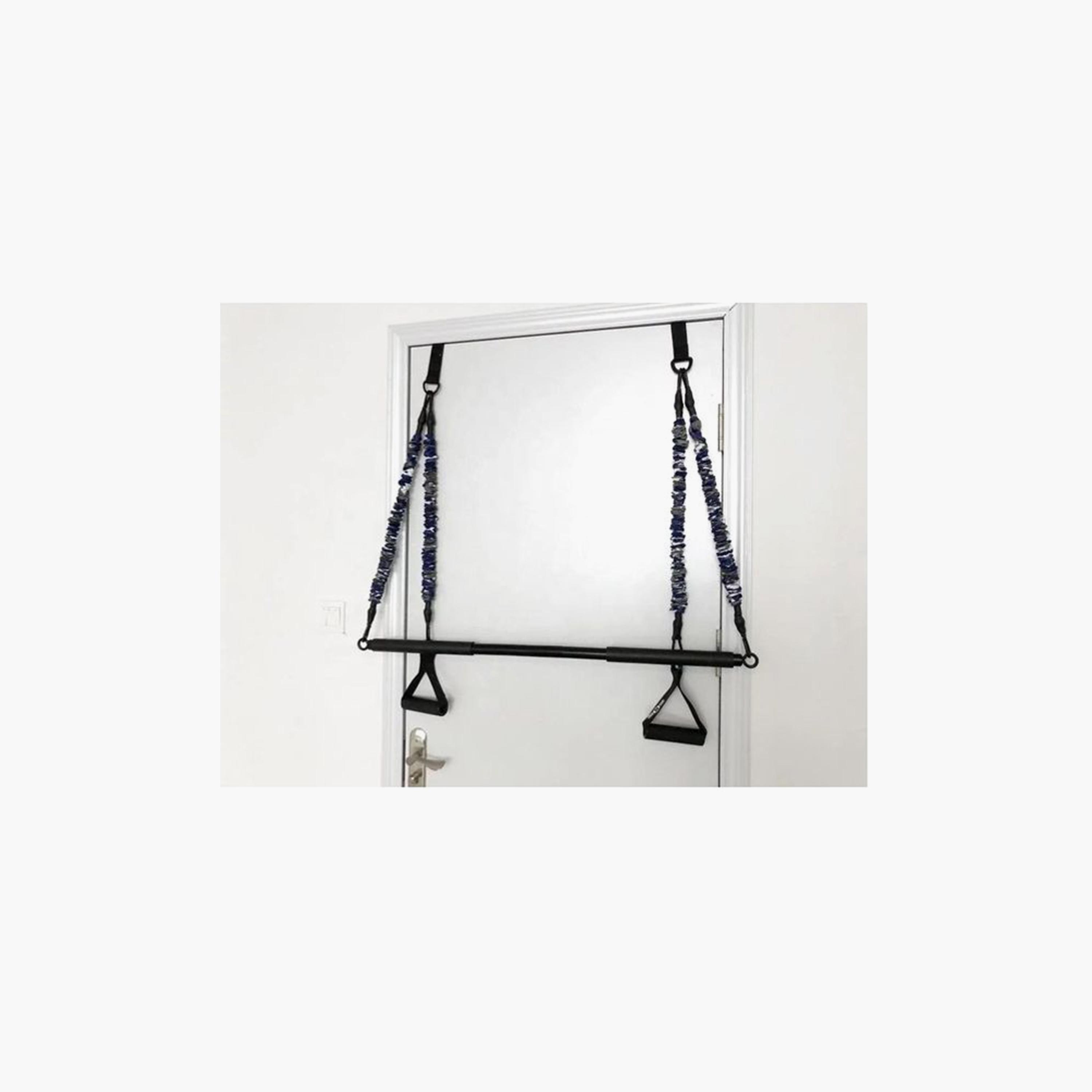 Portable Home Gym Workout Kit One Size - Black-sports-gear-gym-image-4