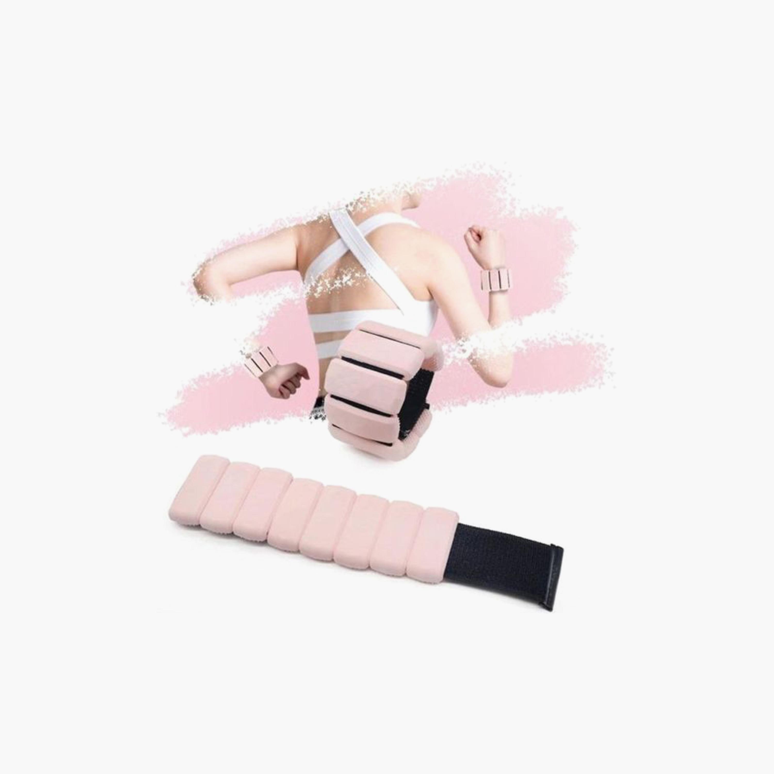 Extra Gravity Ankle And Wrist Heavy Bracelet One Size - Pink and Black-sports-gear-gym-image-2