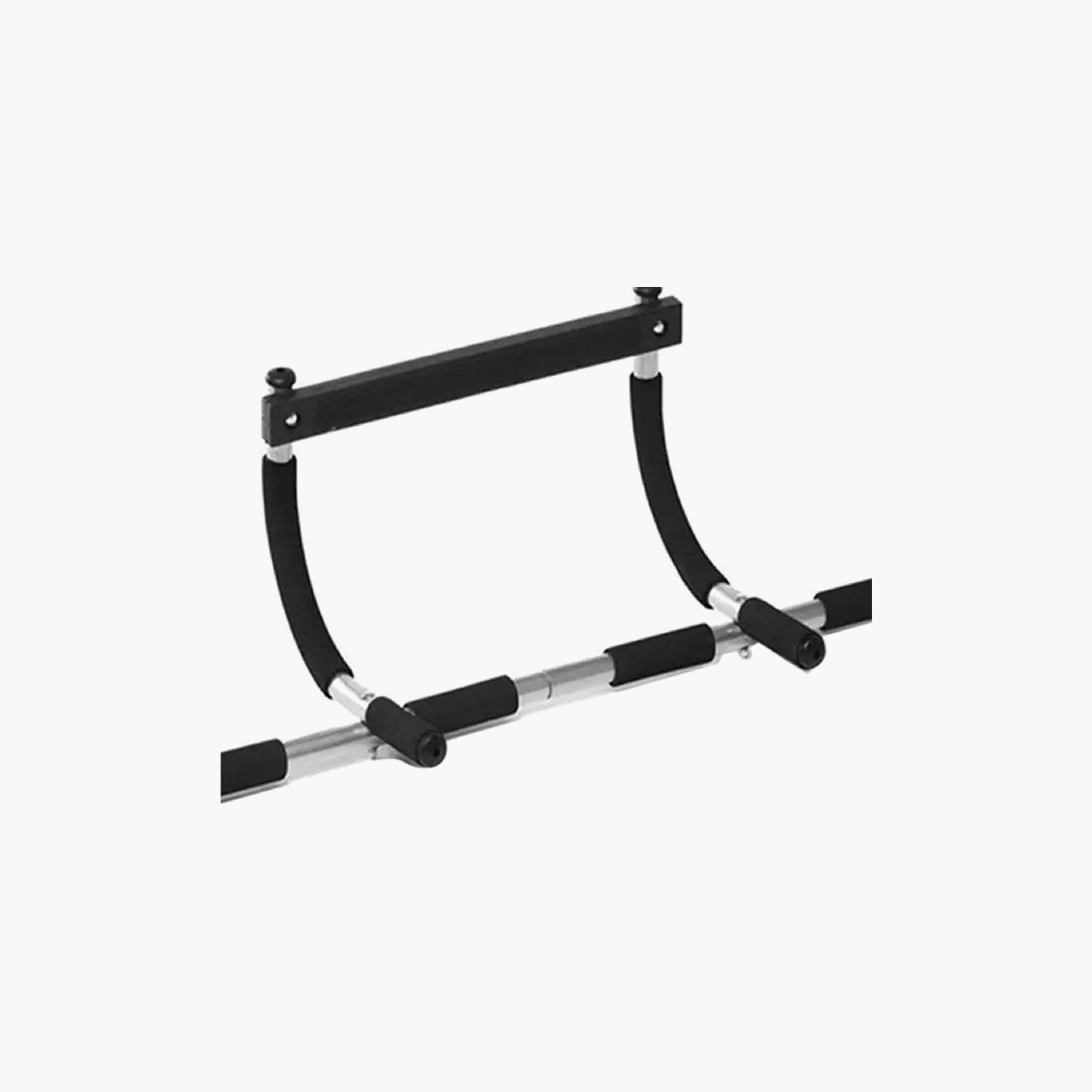 Pull-Up Abdominal Trainer Bar - Black and Silver-sports-gear-gym-image-2