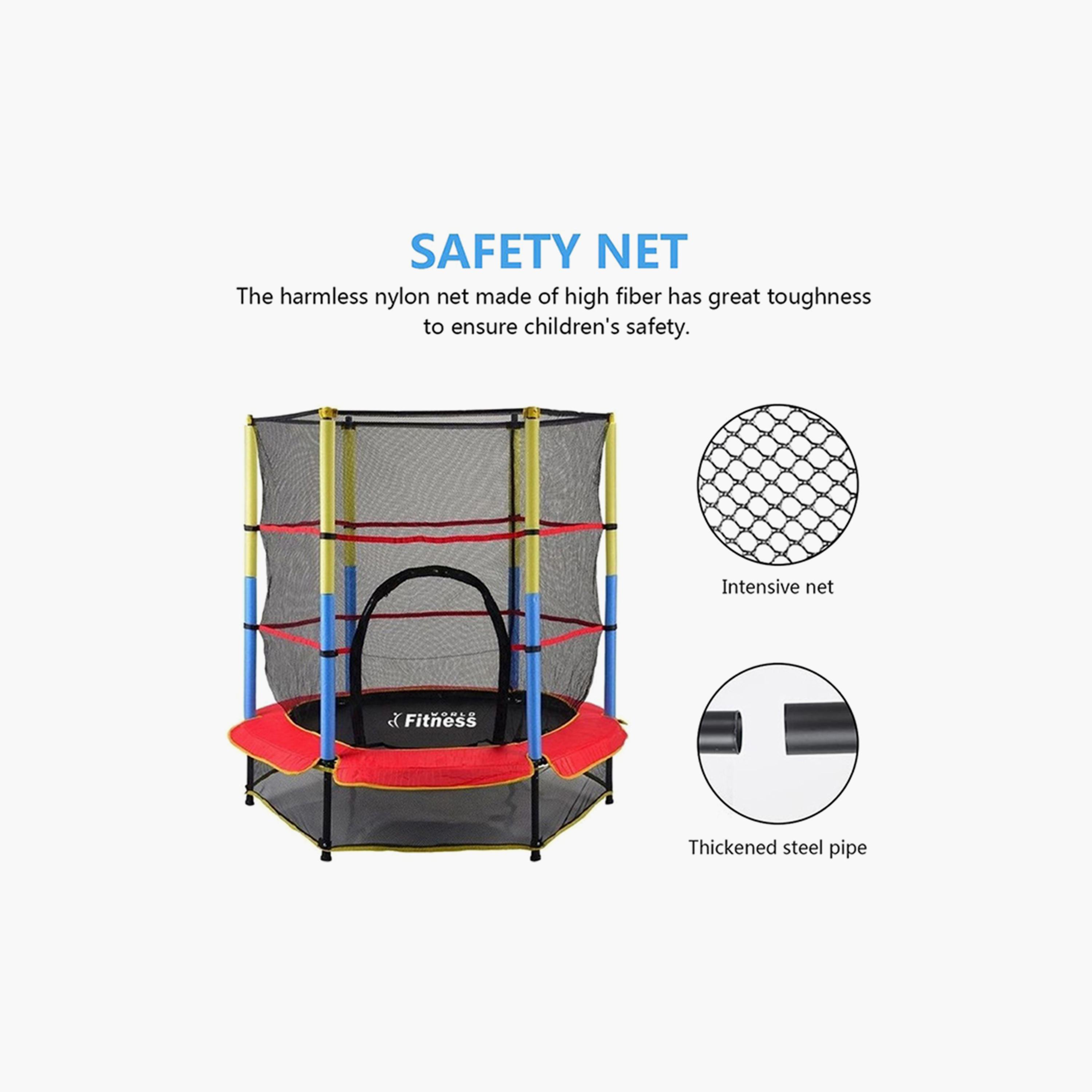 Trampoline - Multicolour-sports-gear-gym-image-4