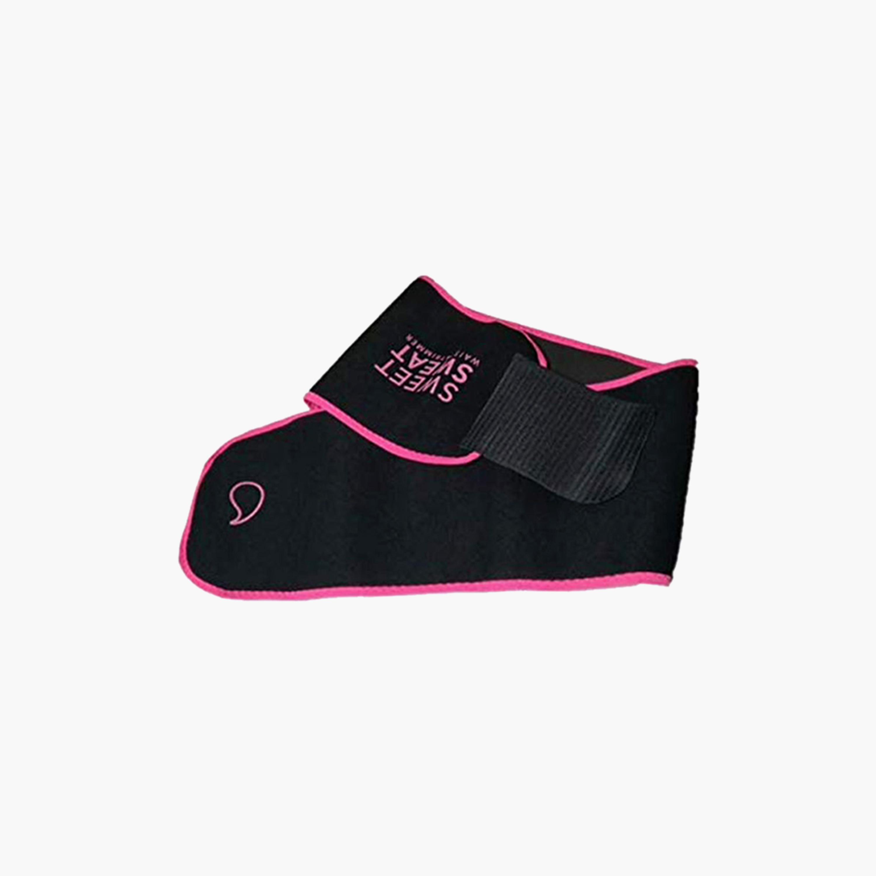 Sweet Sweat Wrist Trimmer, S - Black and Pink-sports-gear-gym-image-3
