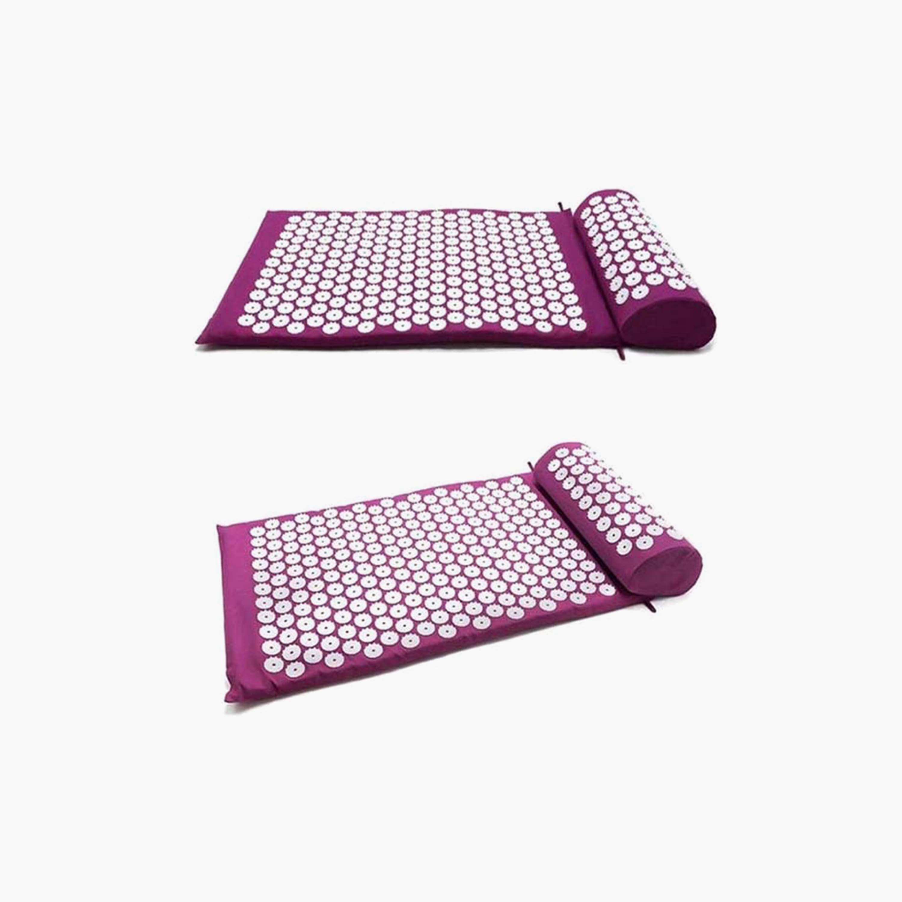 Acupressure Mat and Pillow Set, 2356A - Purple-sports-gear-gym-image-3
