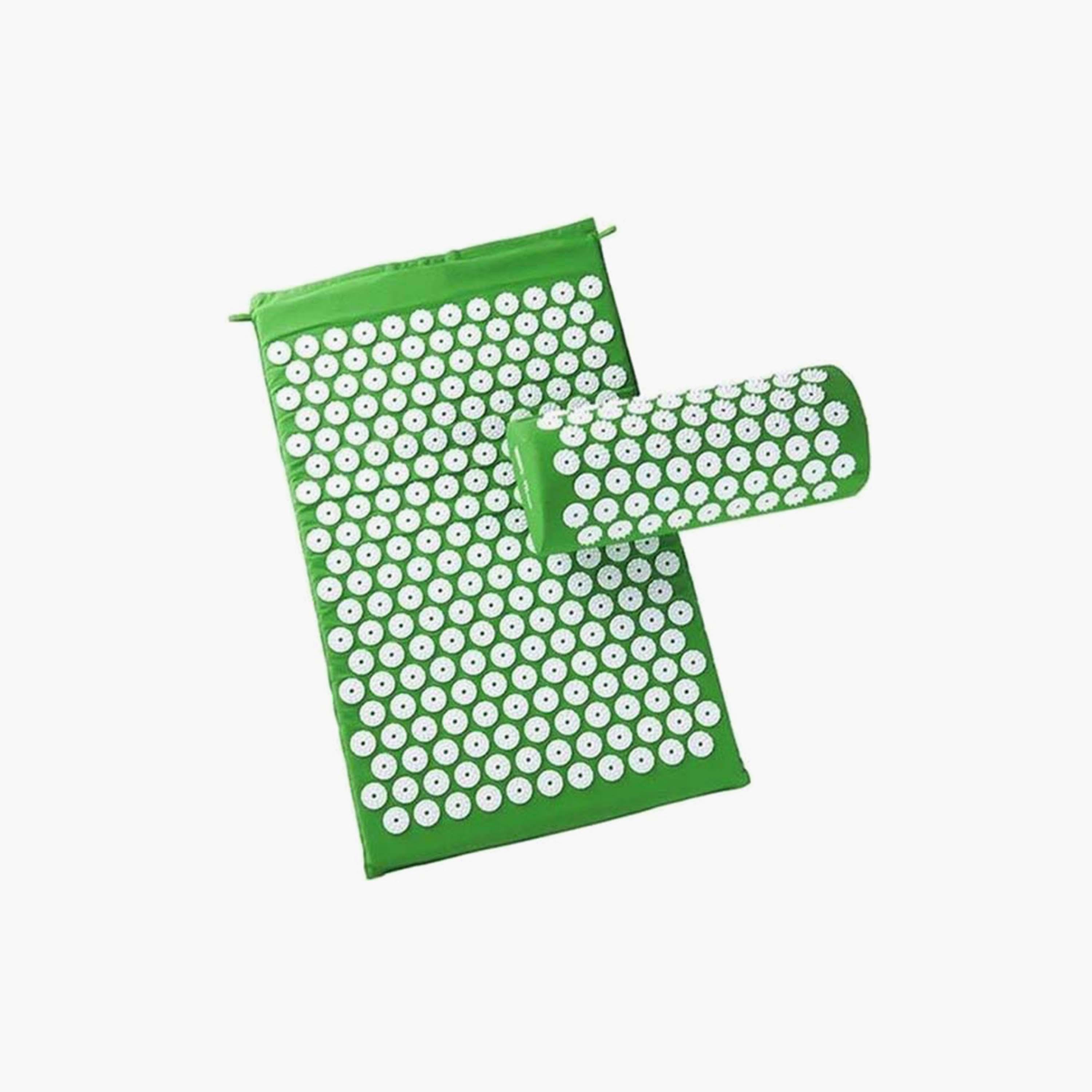 Acupressure Mat and Pillow Set, 33255W - Green-sports-gear-gym-image-1