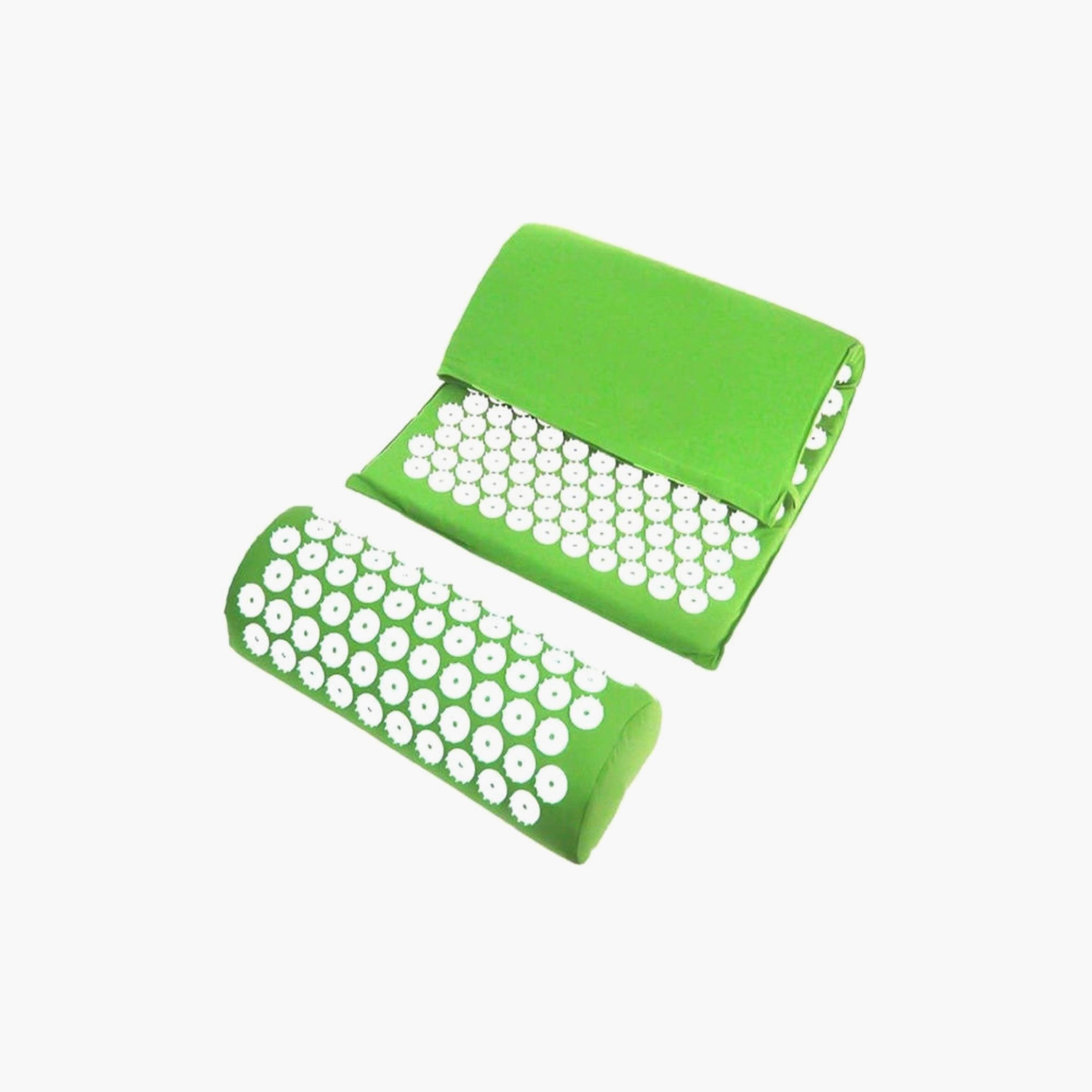 Acupressure Mat and Pillow Set, 33255W - Green-sports-gear-gym-image-3