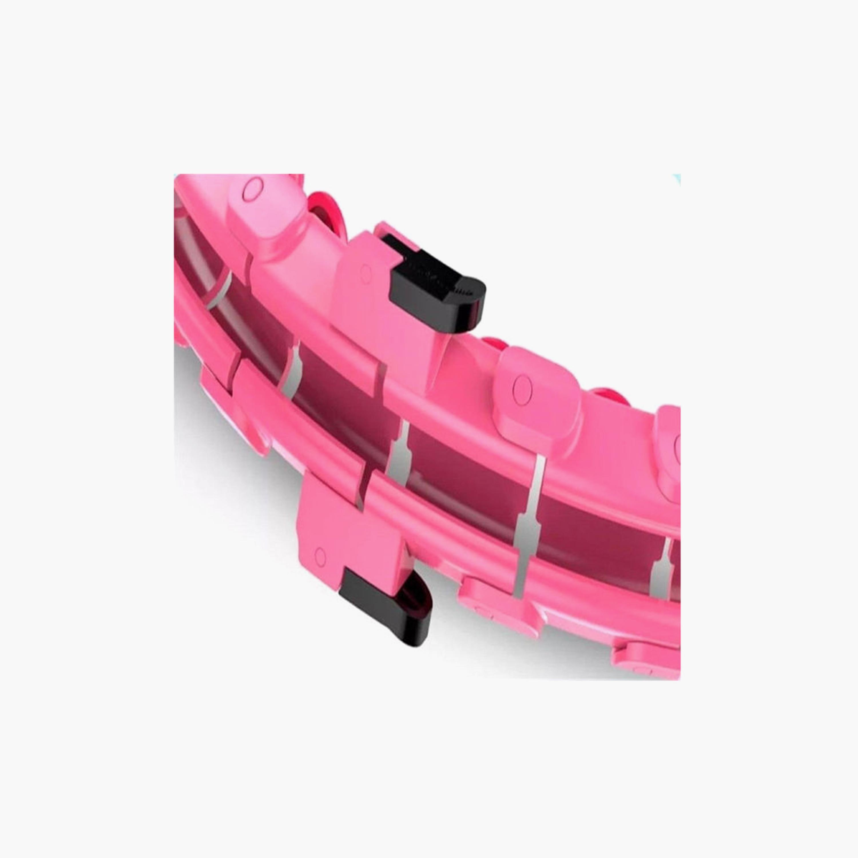 Adjustable Hula Hoop One Size - Pink-sports-gear-gym-image-2