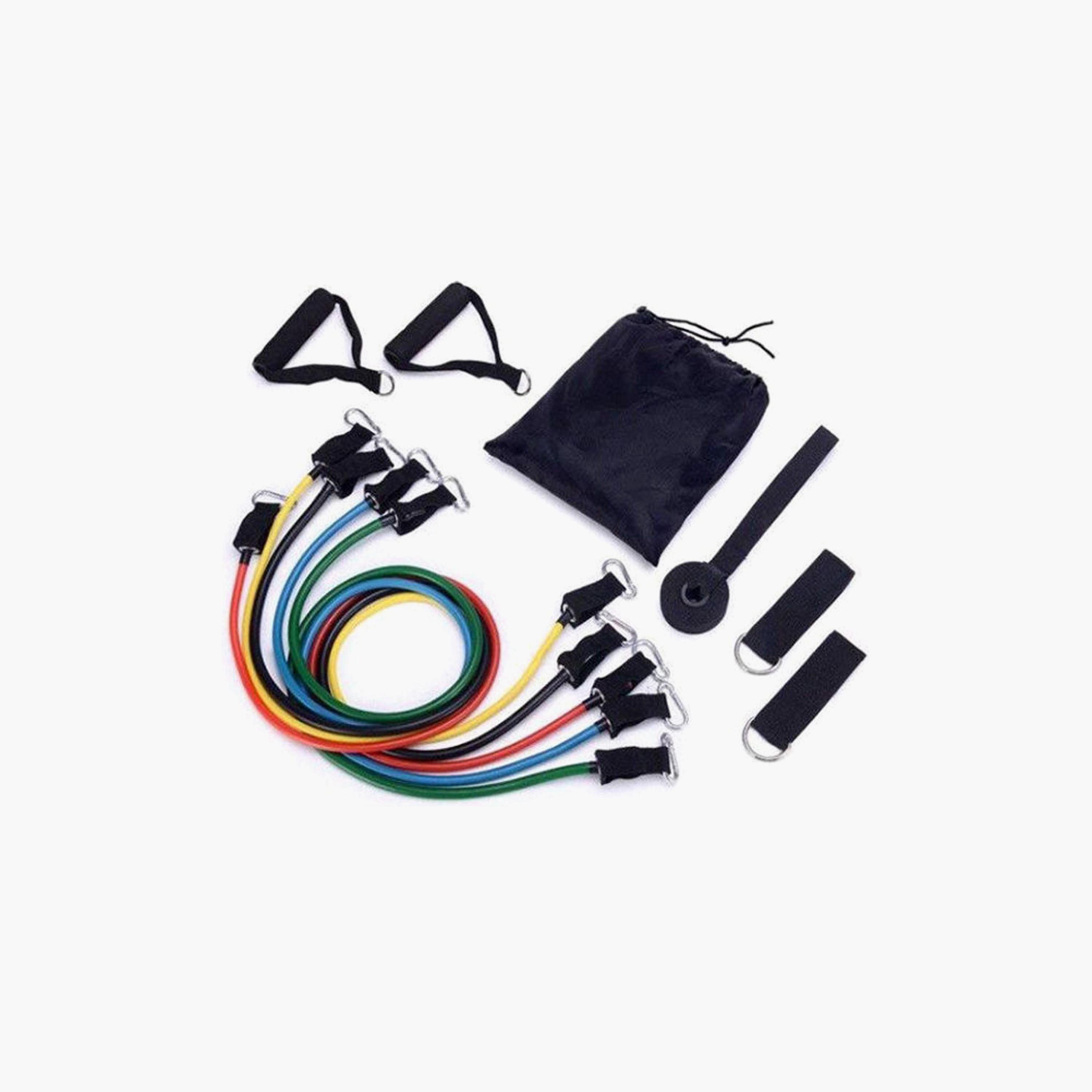Sling Set, Resistance Training Belt, Body Tightening And Fat Burning Fitness World - Multicolour-sports-gear-gym-image-1