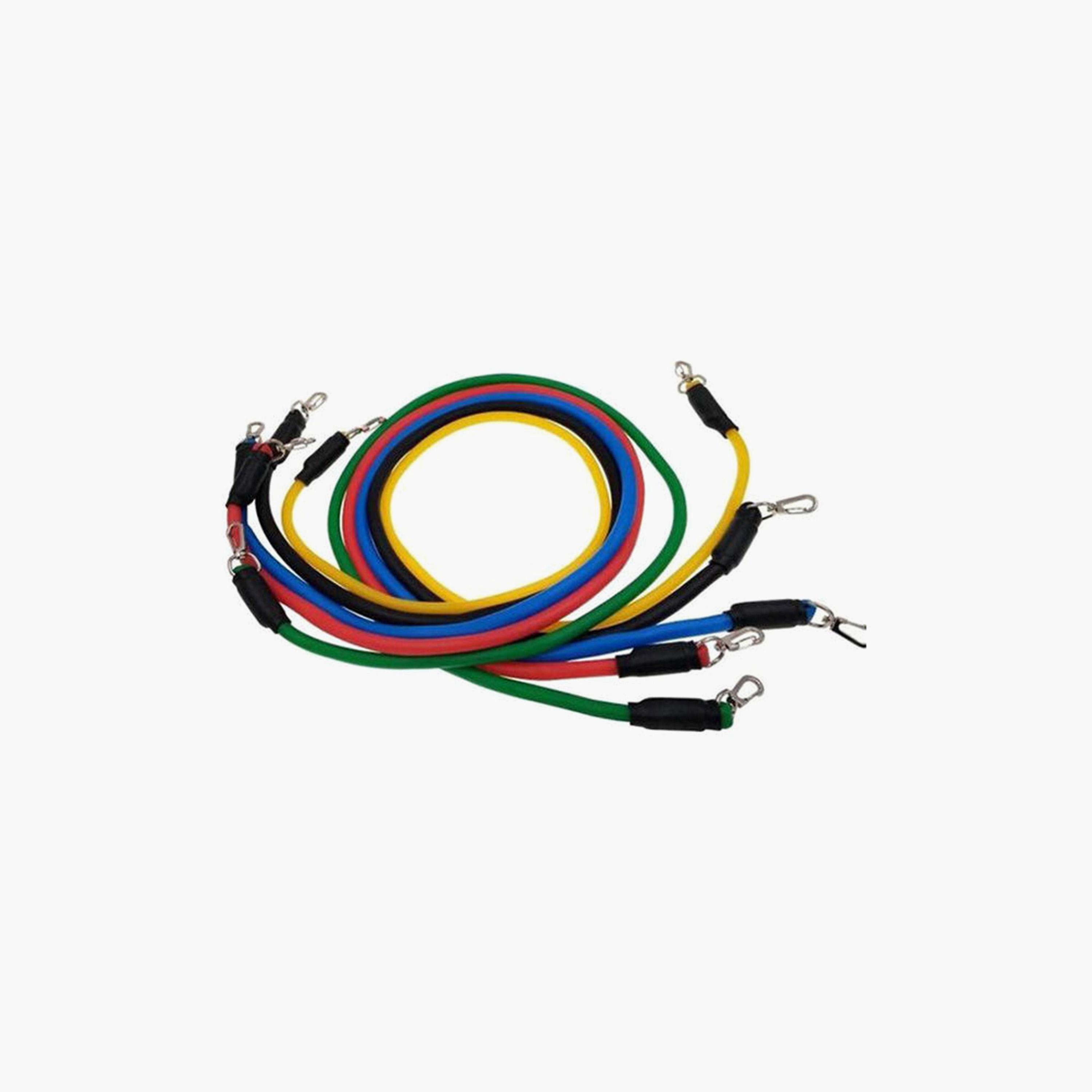 Sling Set, Resistance Training Belt, Body Tightening And Fat Burning Fitness World - Multicolour-sports-gear-gym-image-2