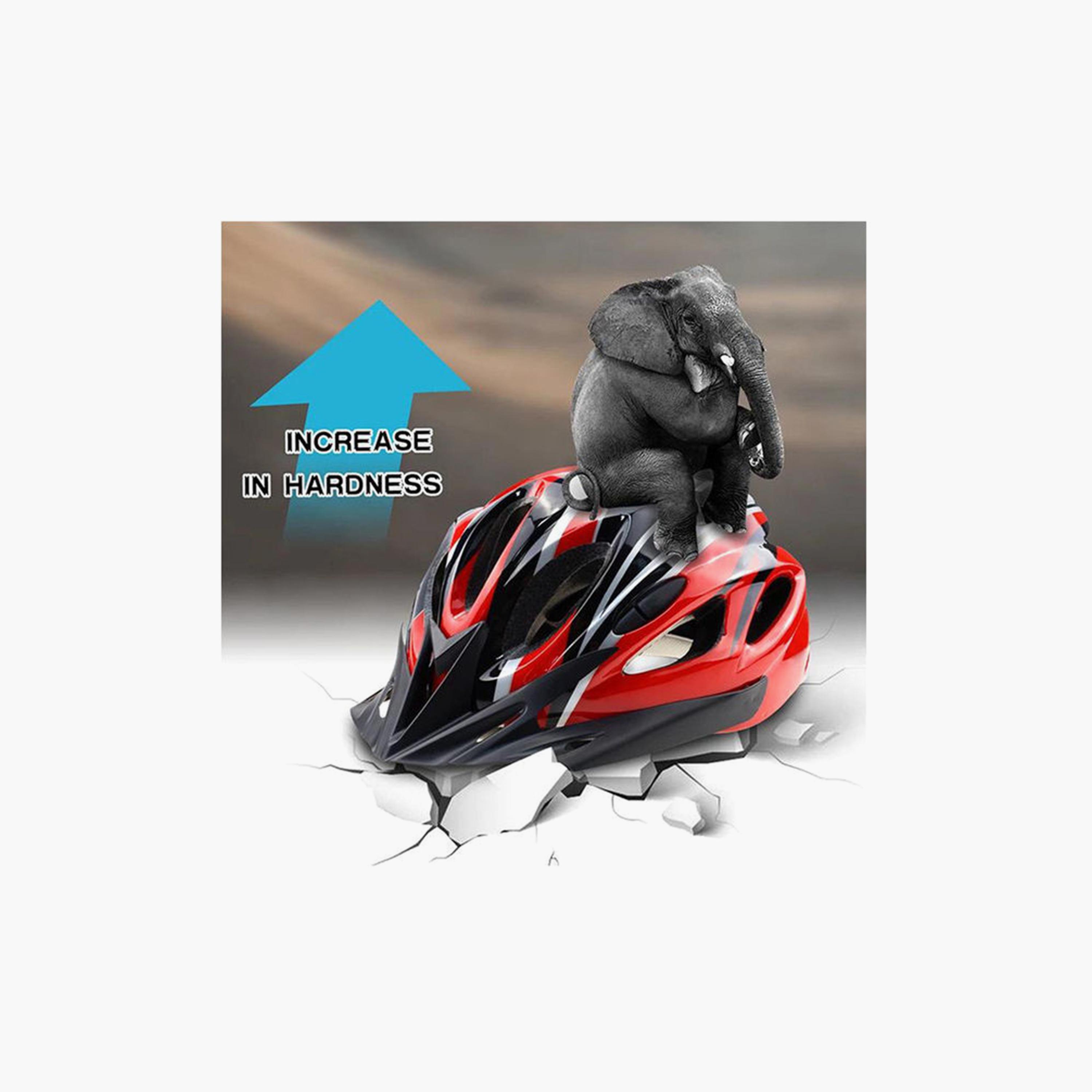 Mountain Cycling Bicycle Helmet - Red and Black-sports-gear-gym-image-2