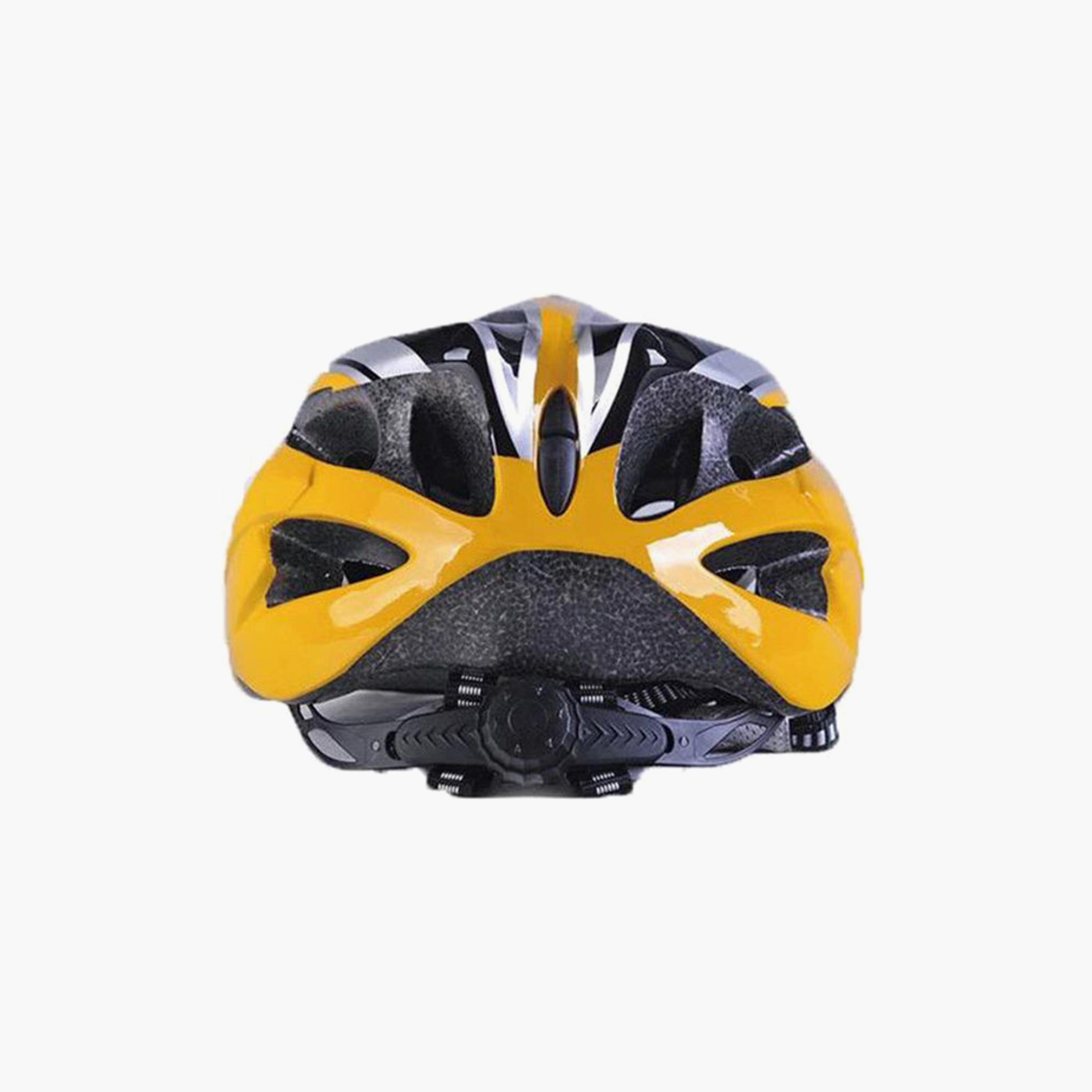 Mountain Cycling Bicycle Helmet - Yellow and Black-sports-gear-gym-image-3