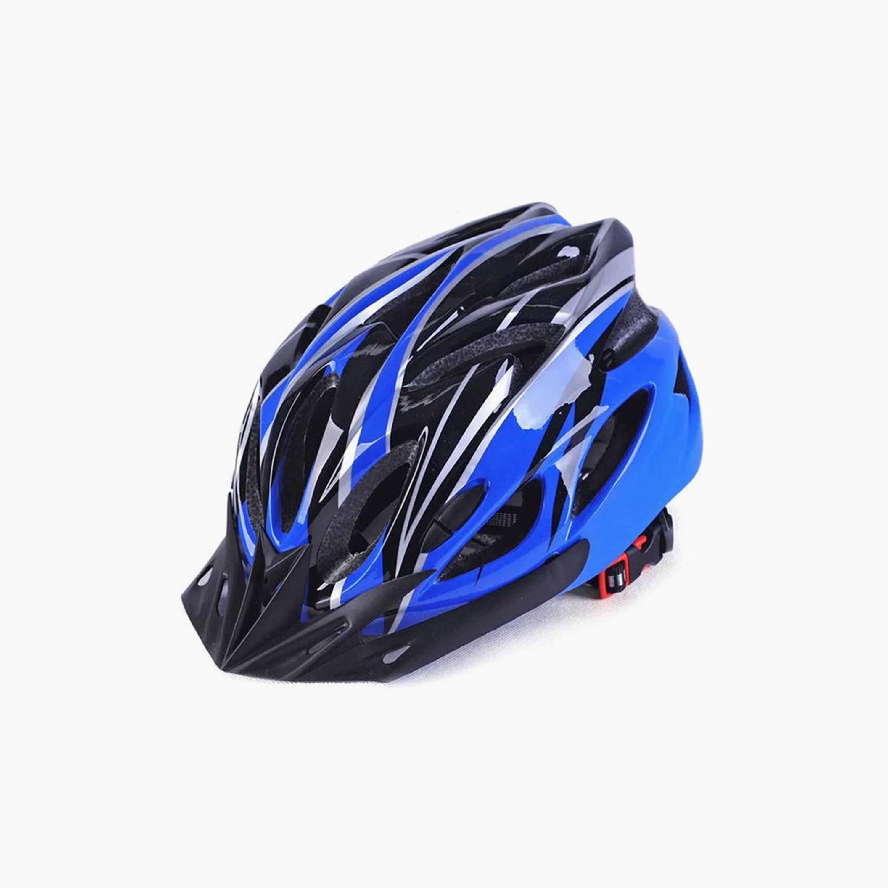 Mountain Cycling Bicycle Helmet - Blue and Black-sports-gear-gym-image-1