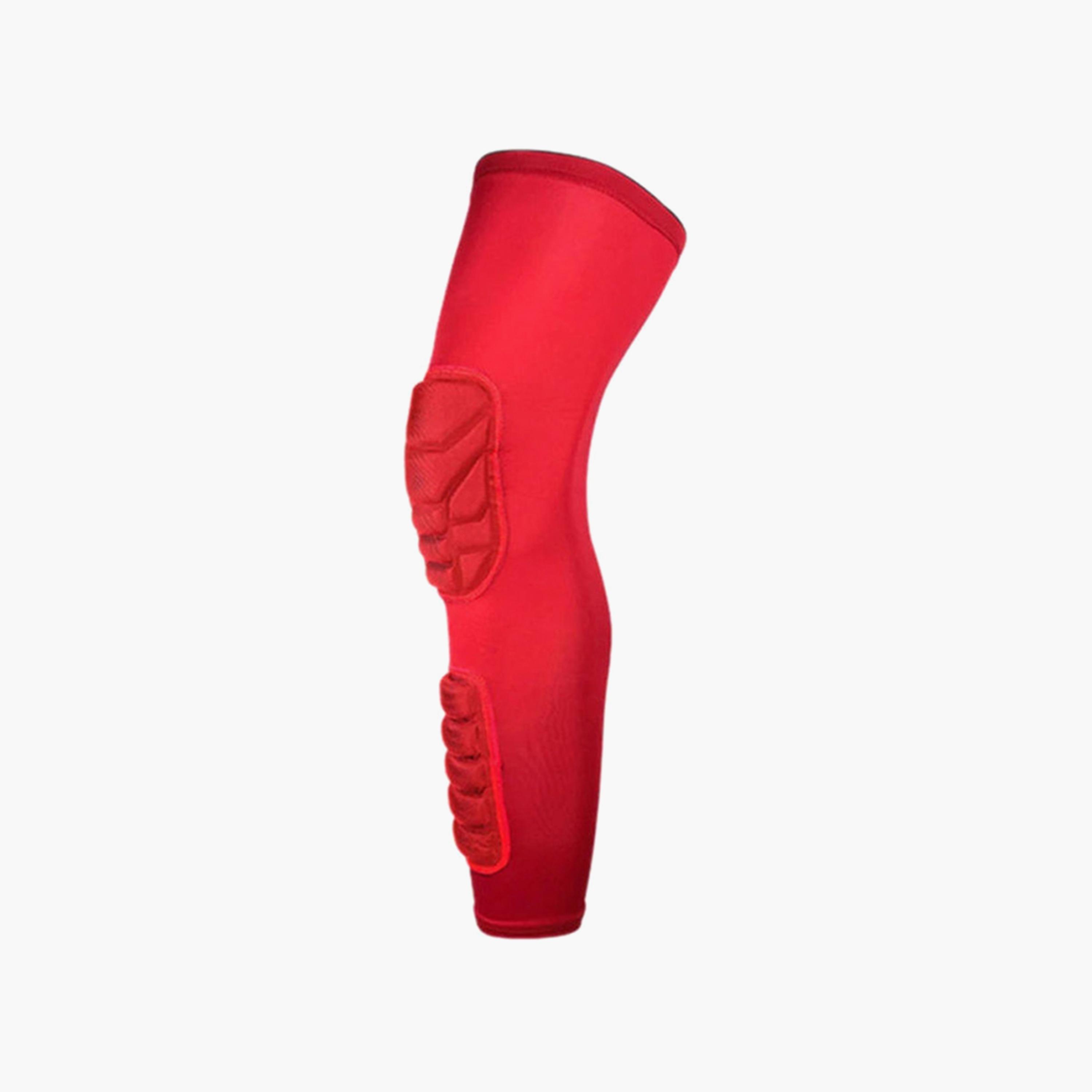 Protective Knee Pad Long Leg Sleeve Brace, 40 x 53 x 20 cm - Red-sports-gear-supports-image-1