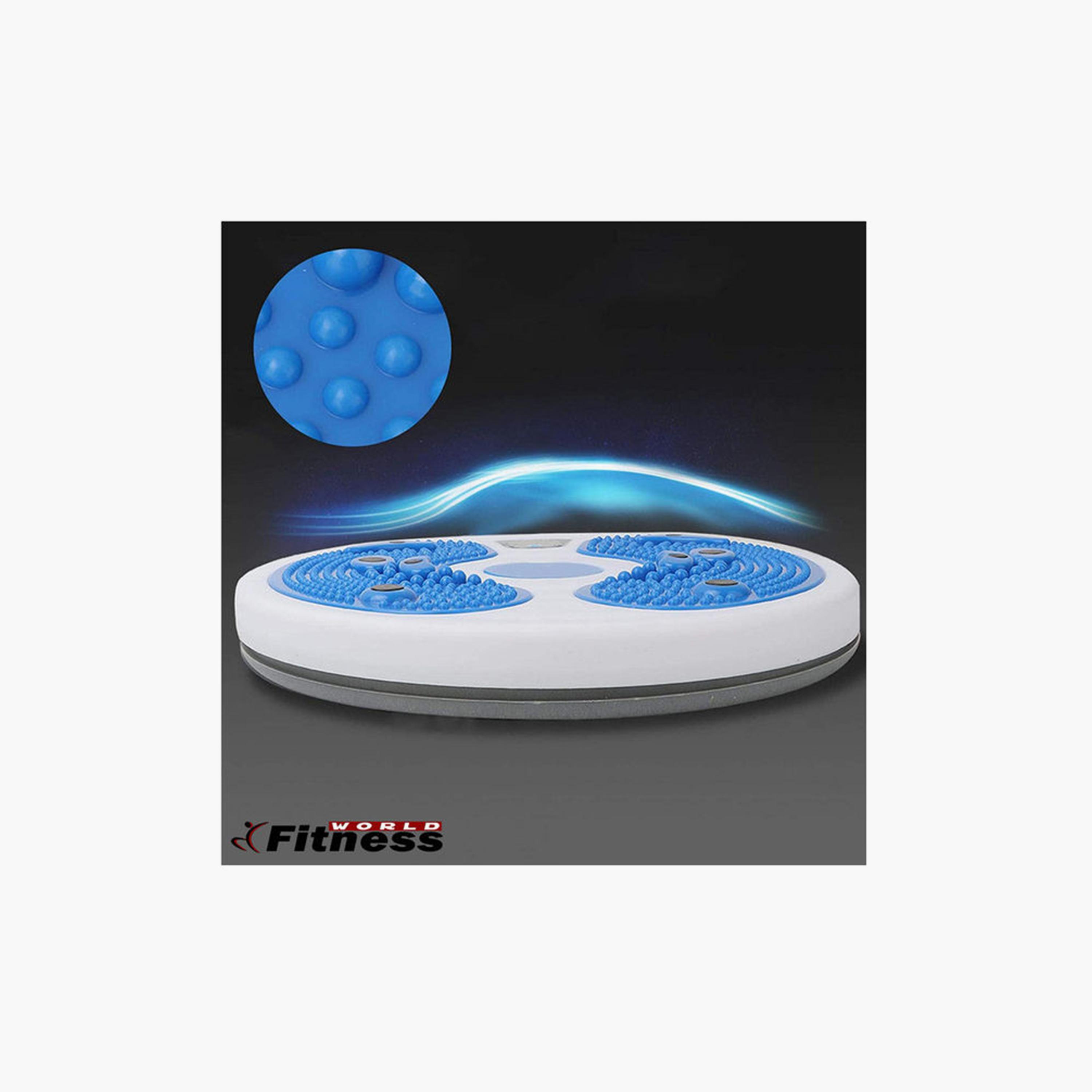 Stylish Twisting Waist Disc, 23 x 23 x 12 cm - Blue and White-sports-gear-gym-image-2