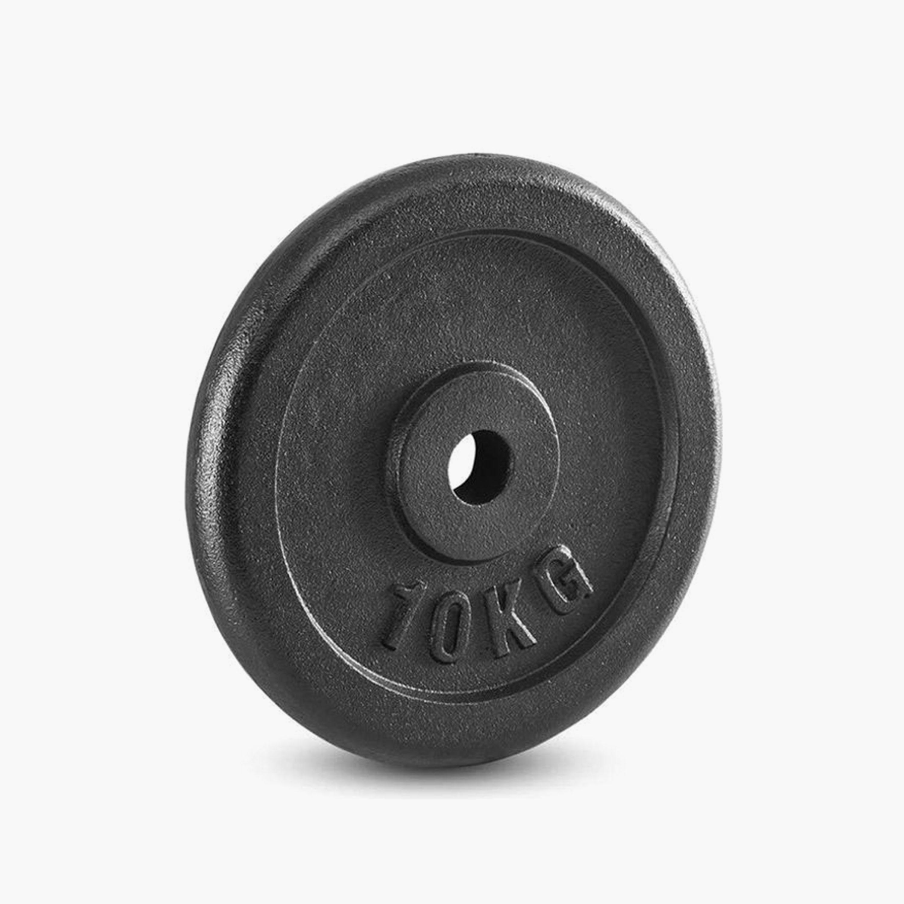 Dumbbell Weight Plate - Black-sports-gear-gym-image-1