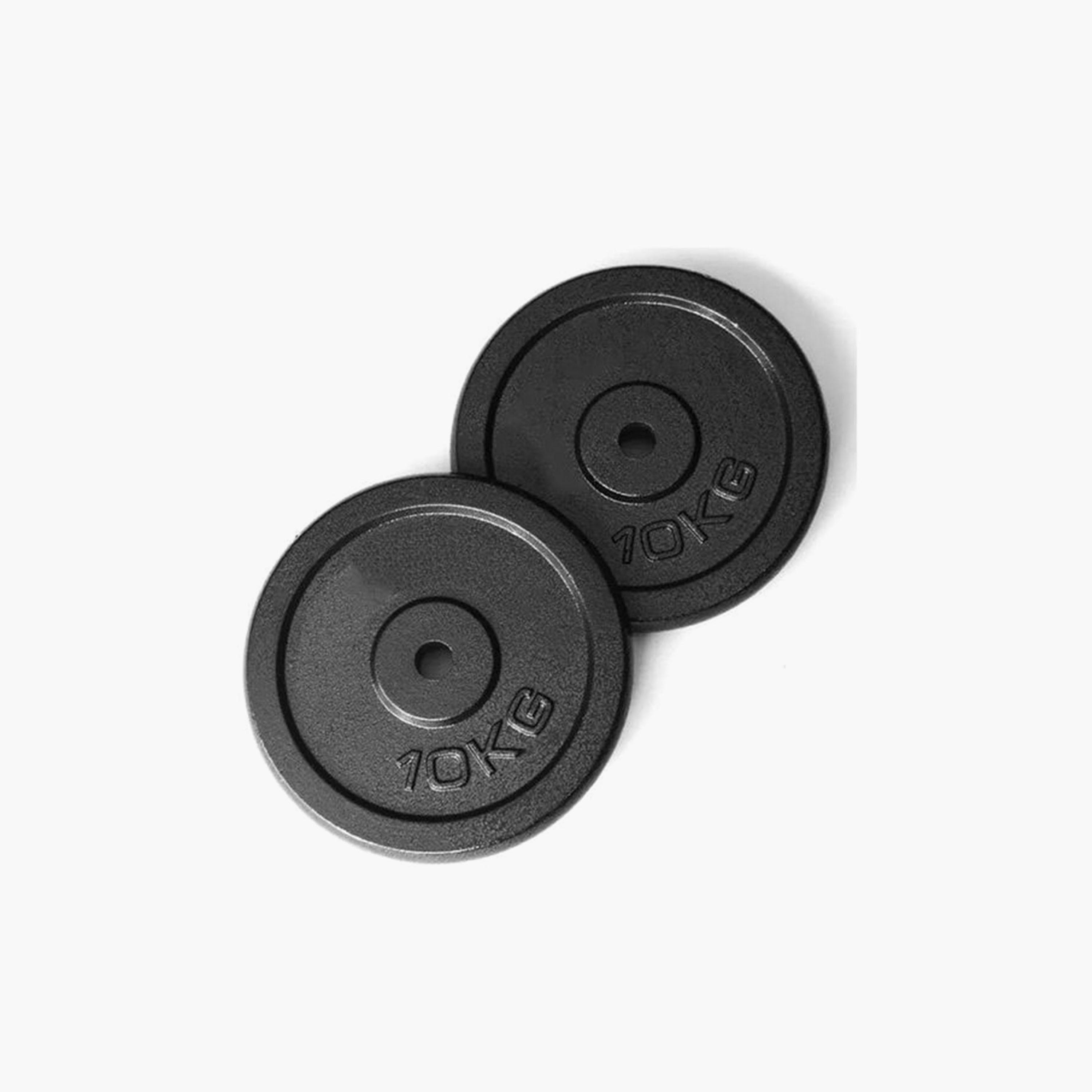 Dumbbell Weight Plate - Black-sports-gear-gym-image-2