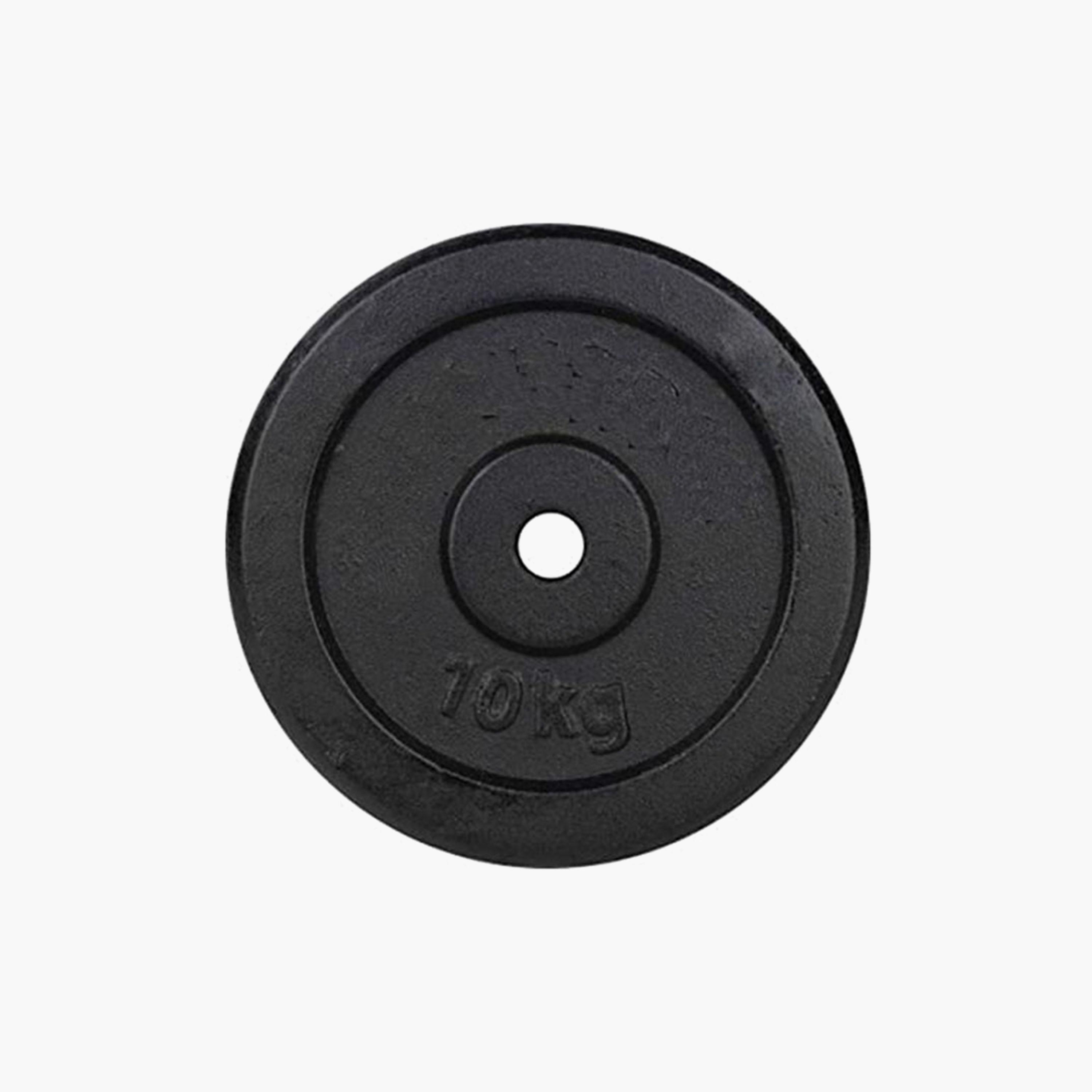 Dumbbell Weight Plate - Black-sports-gear-gym-image-4