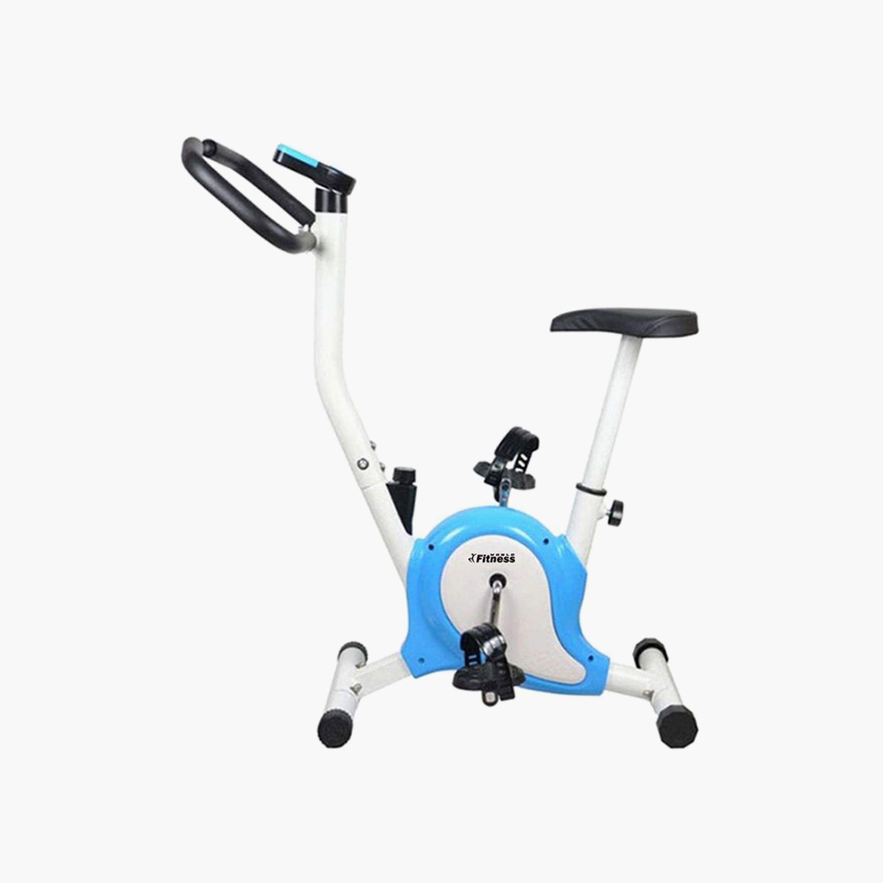 Exercise Bike for Gym, 9 Kg - Blue and White-sports-gear-gym-image-2