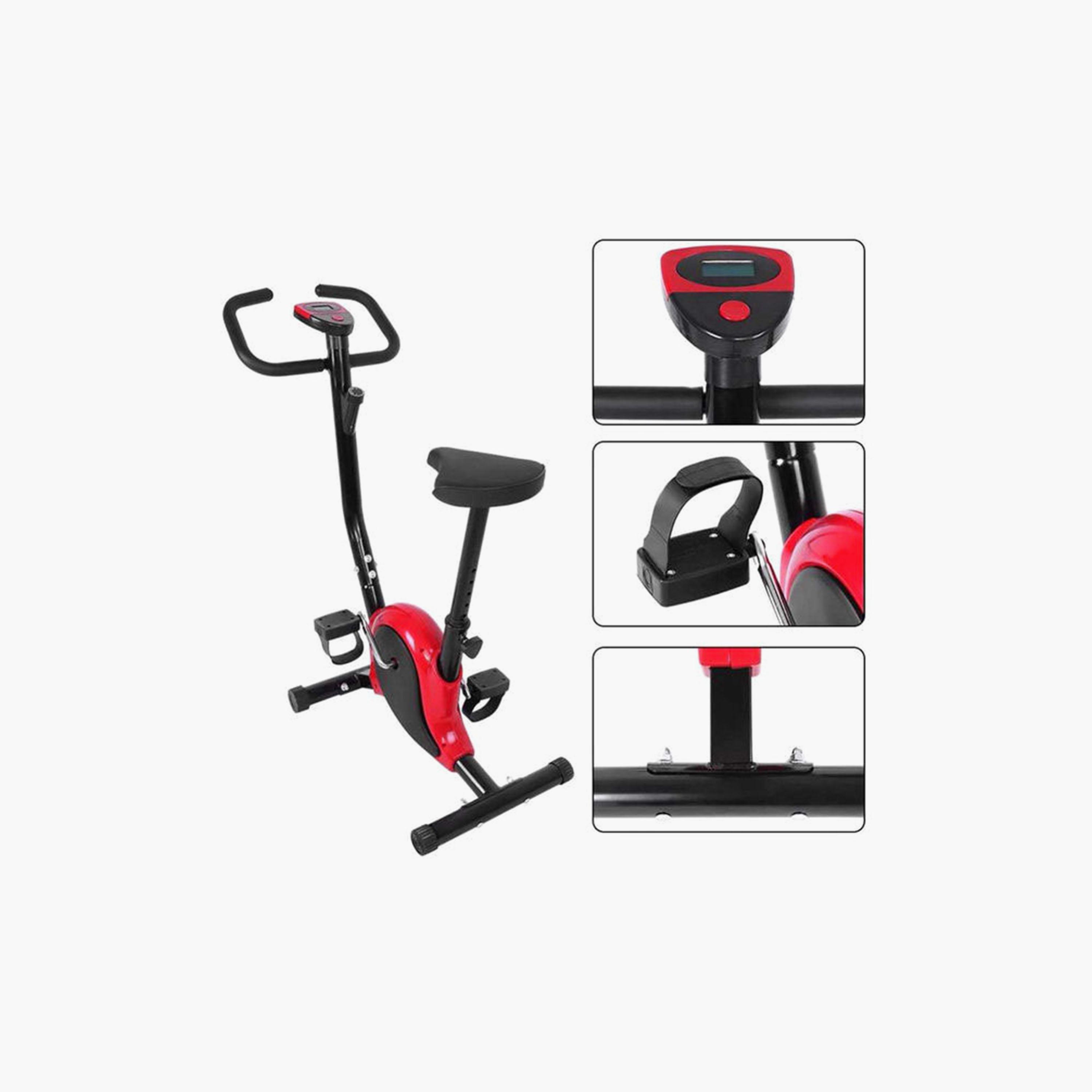 Exercise Bike for Gym, 9 Kg - Black and Red-sports-gear-gym-image-3