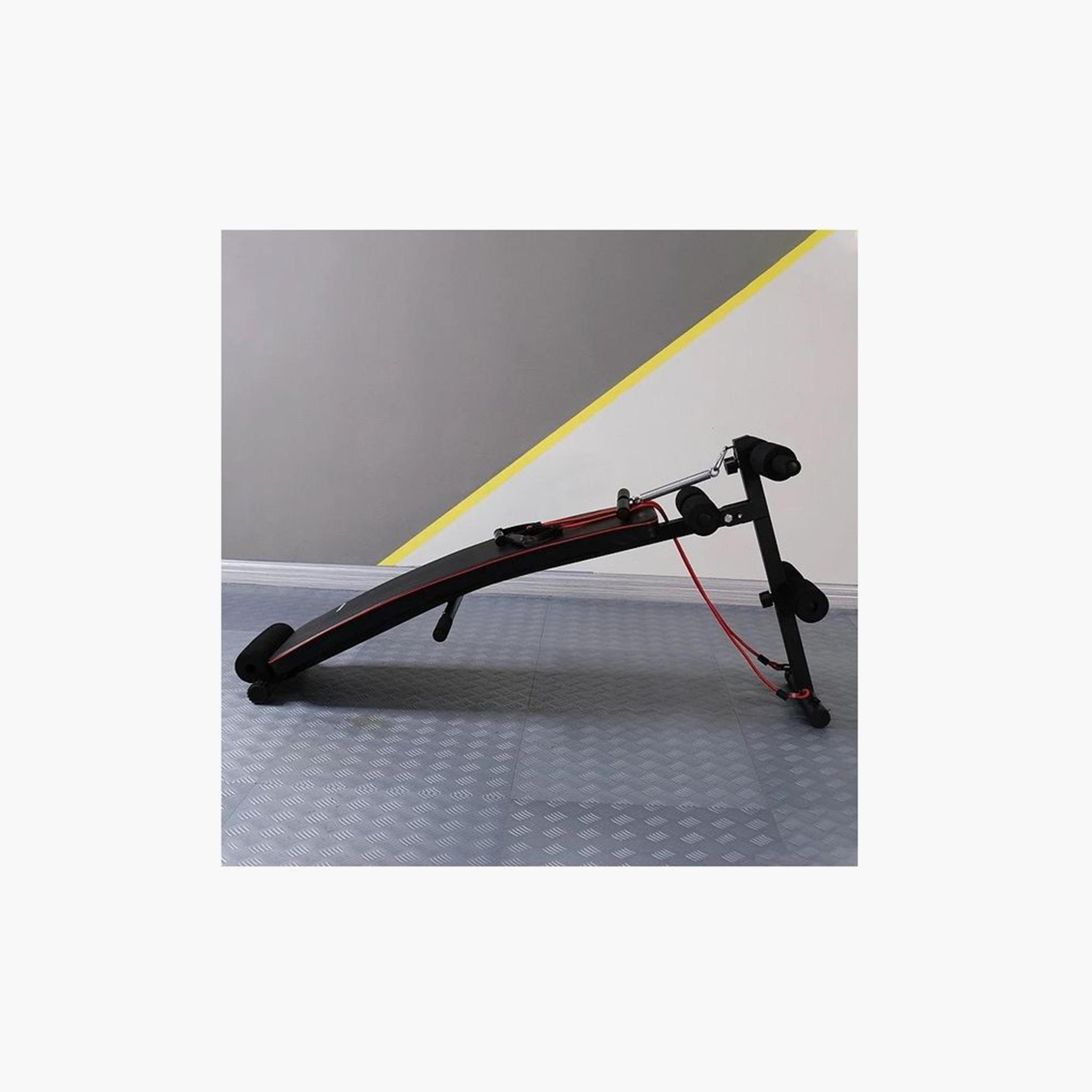 Sit Up Bench One Size - Black-sports-gear-gym-image-4