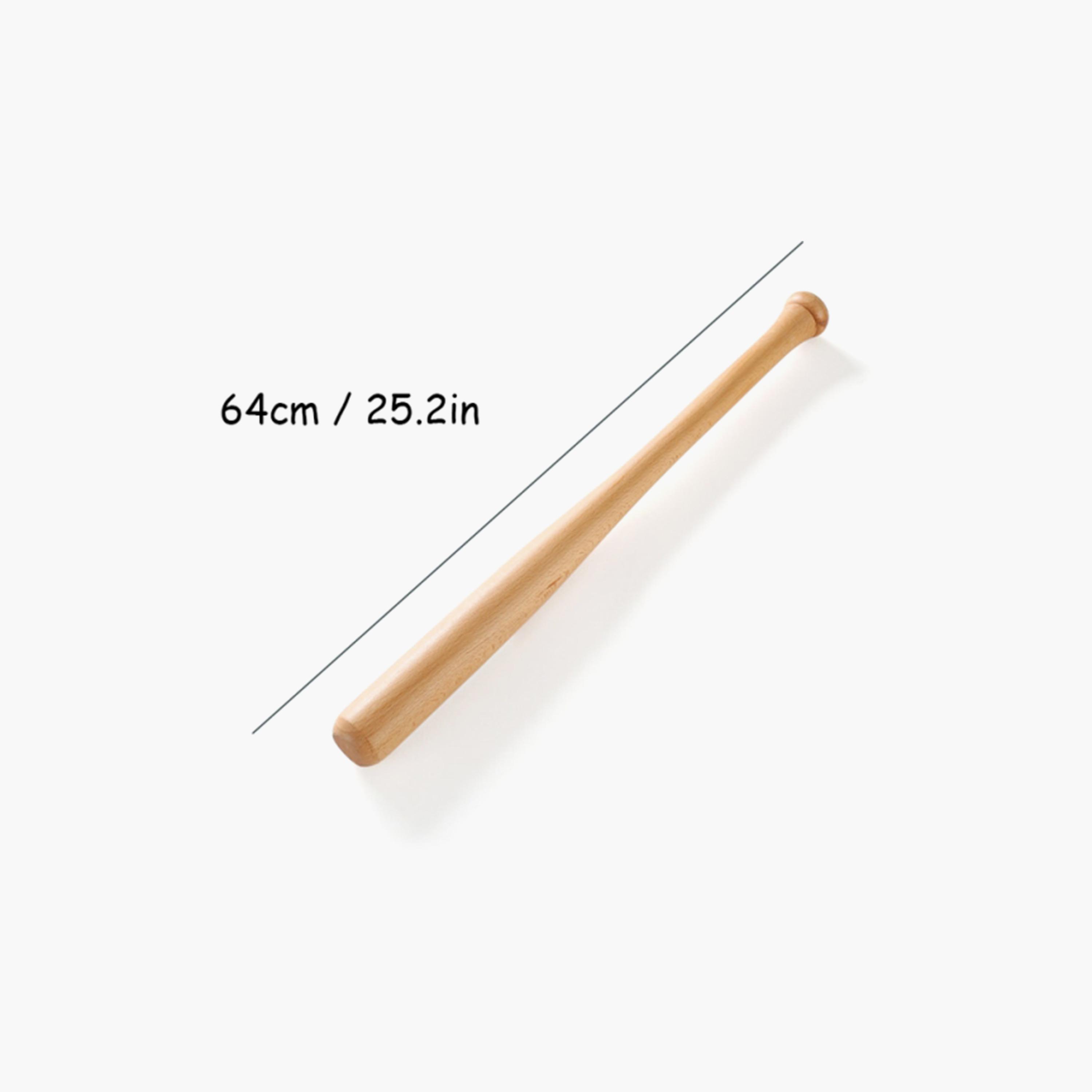 Wooden Baseball Bat, 64 cm - Brown-sports-gear-gym-image-3