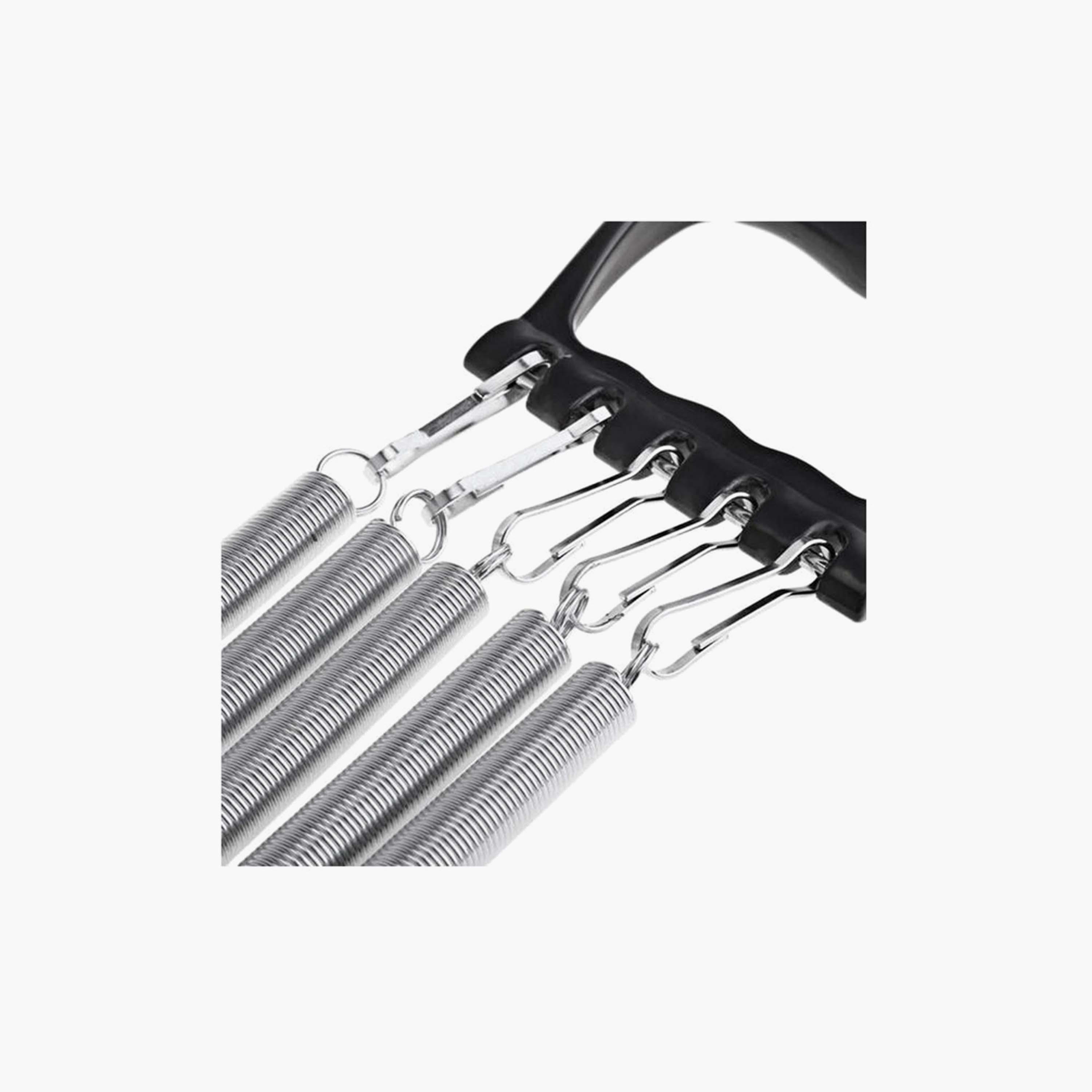 Chest Expander - Silver and Black-sports-gear-gym-image-3