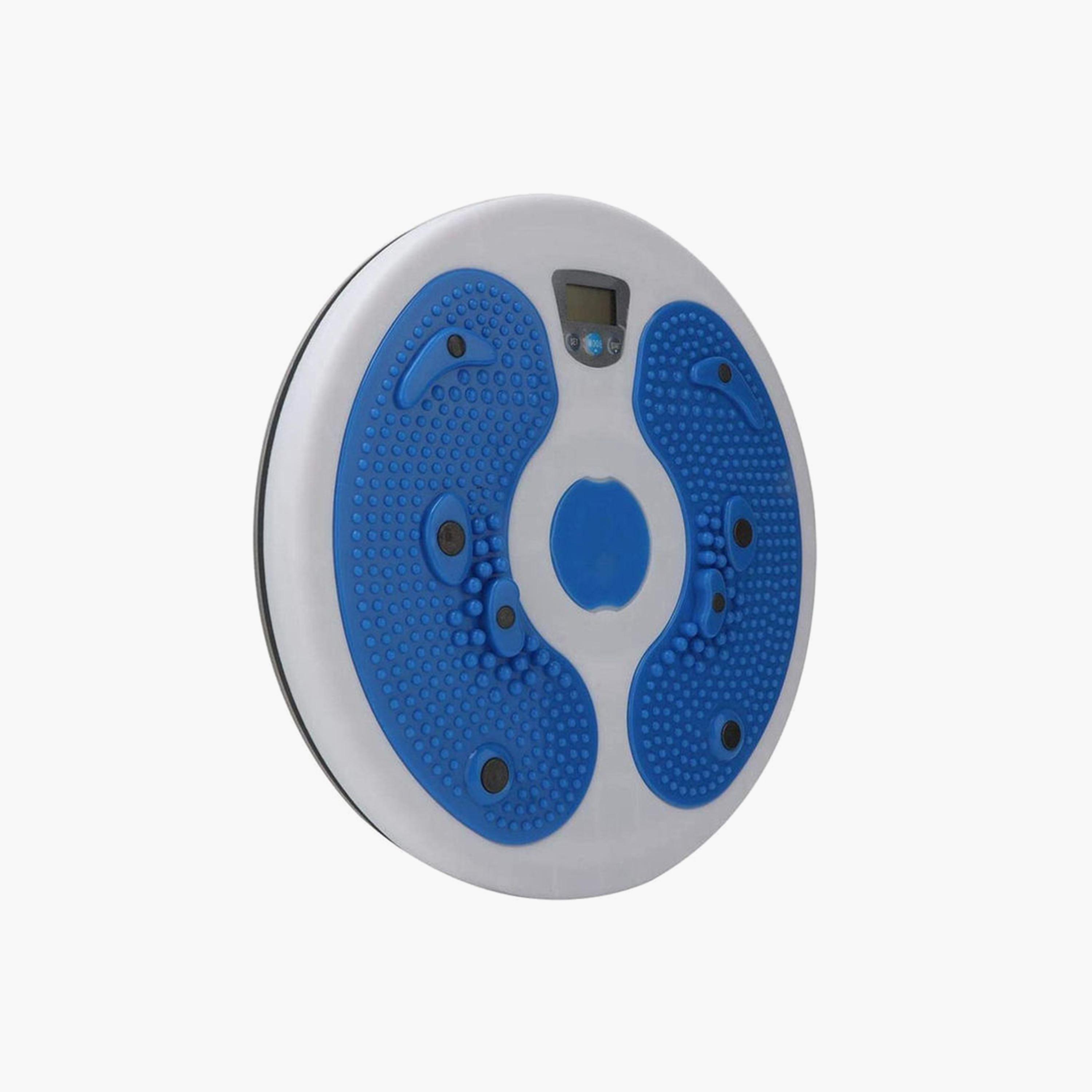 Twisting Waist Disc, 23 x 12 cm - Blue and White-sports-gear-gym-image-1
