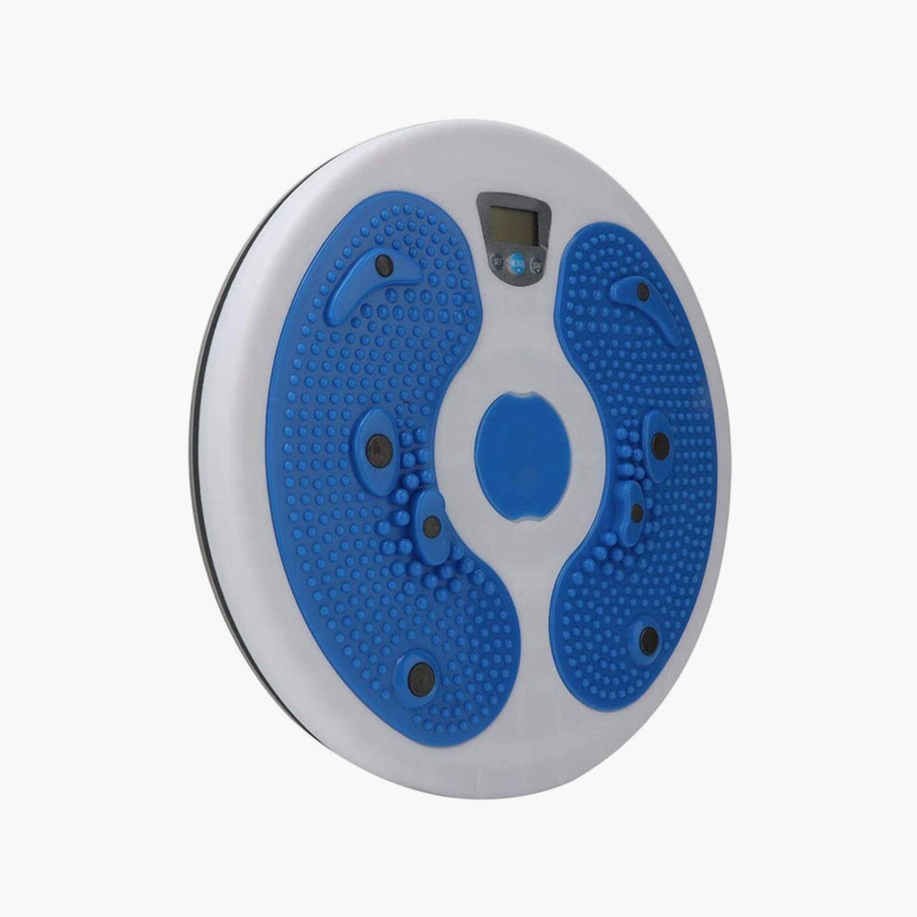 Twisting Waist Disc, 23 x 12 cm - Blue and White-sports-gear-gym-image-3