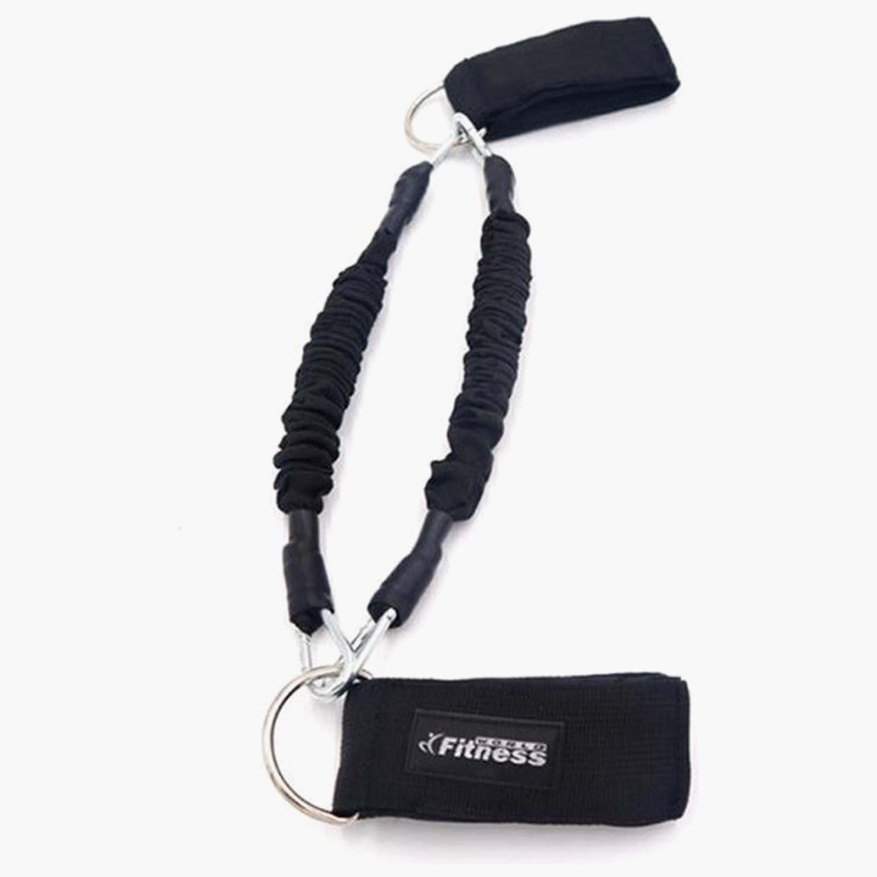 Strength Legs Resistance Bands With Ankle Straps Set One Size, 4-Piece - Black-sports-gear-gym-image-2