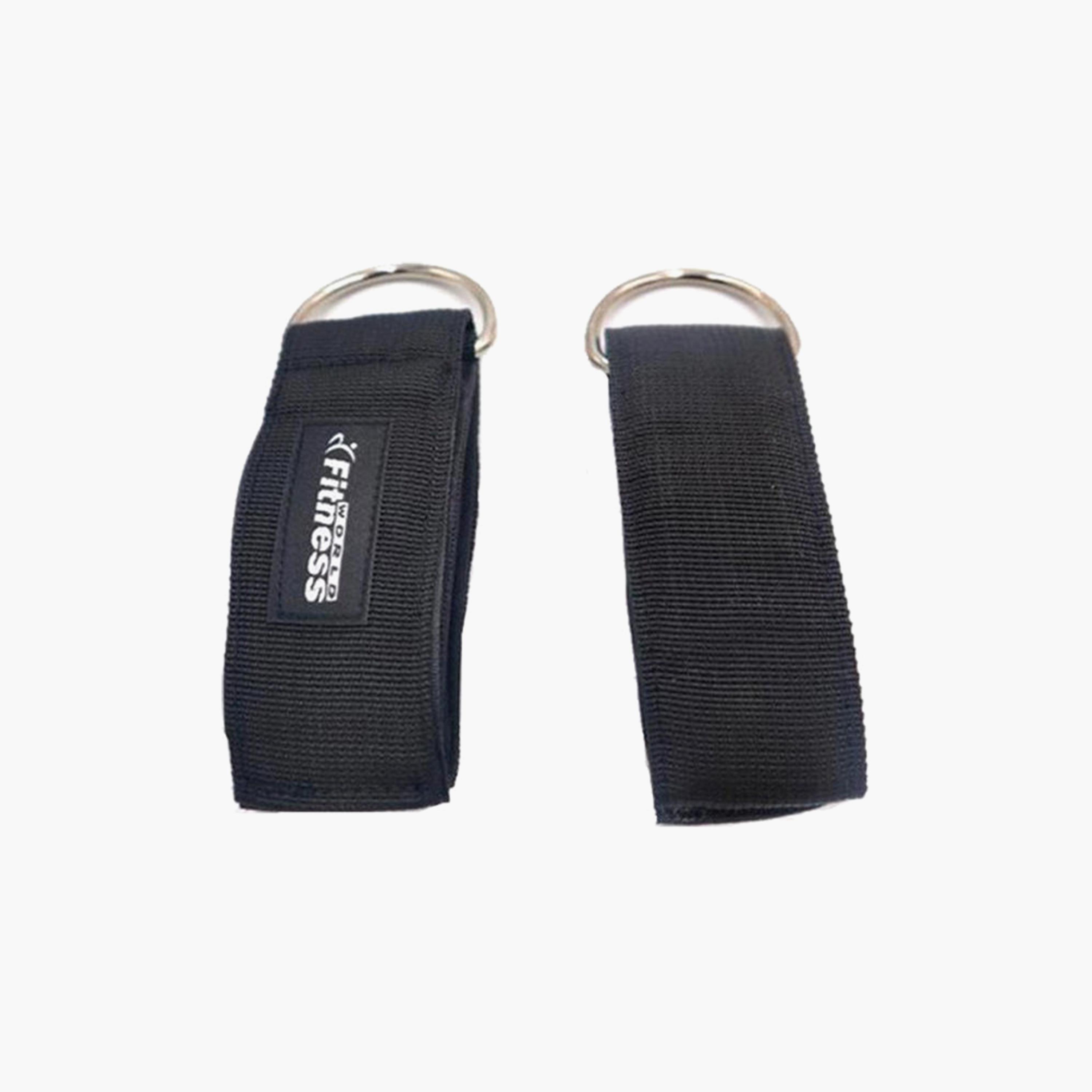 Strength Legs Resistance Bands With Ankle Straps Set One Size, 4-Piece - Black-sports-gear-gym-image-4