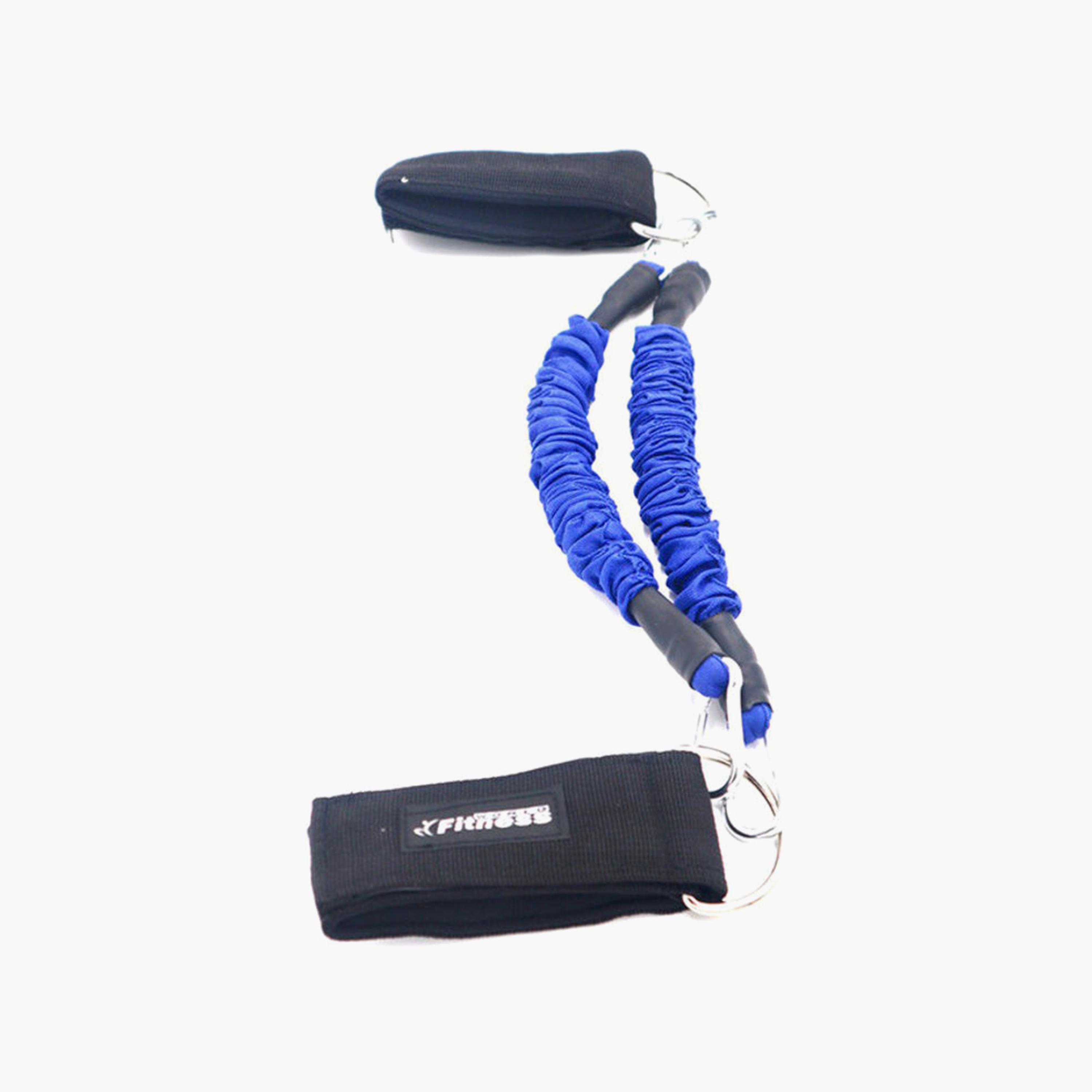 Strength Legs Resistance Bands with Ankle Straps Set, One Size - Blue and Black-sports-gear-gym-image-2