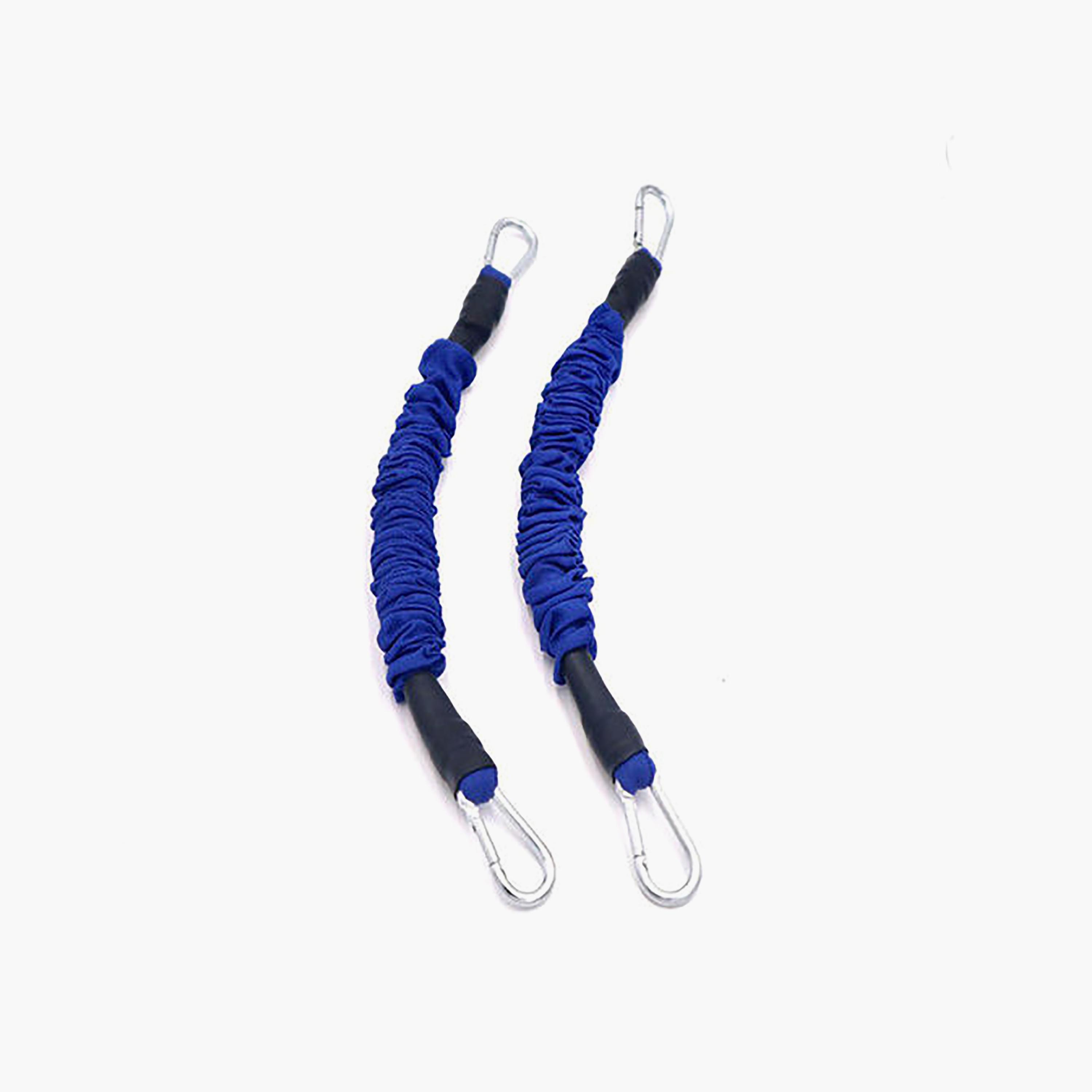 Strength Legs Resistance Bands with Ankle Straps Set, One Size - Blue and Black-sports-gear-gym-image-3