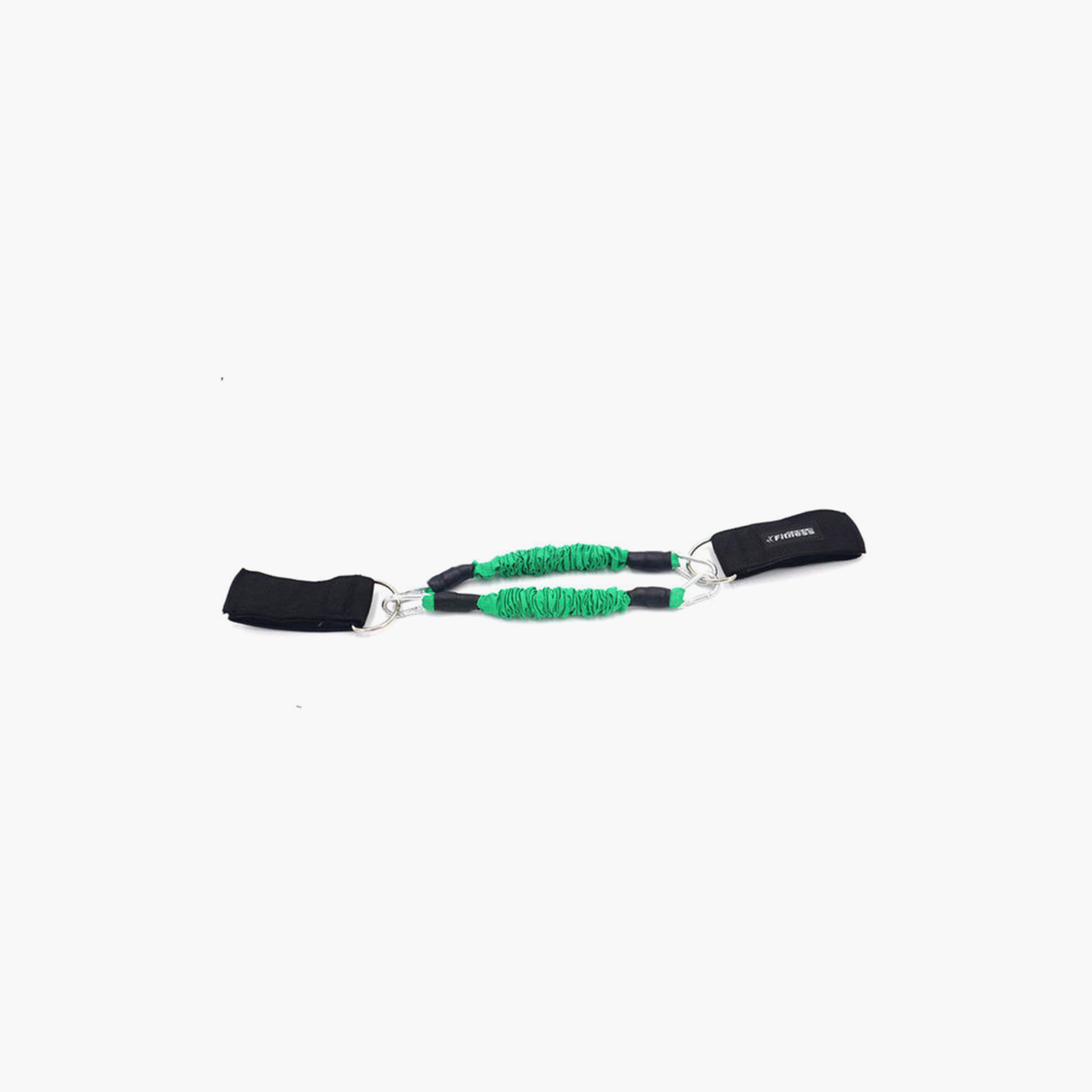 Strength Legs Resistance Bands With Ankle Straps Set, One Size - Green and Black-sports-gear-gym-image-2