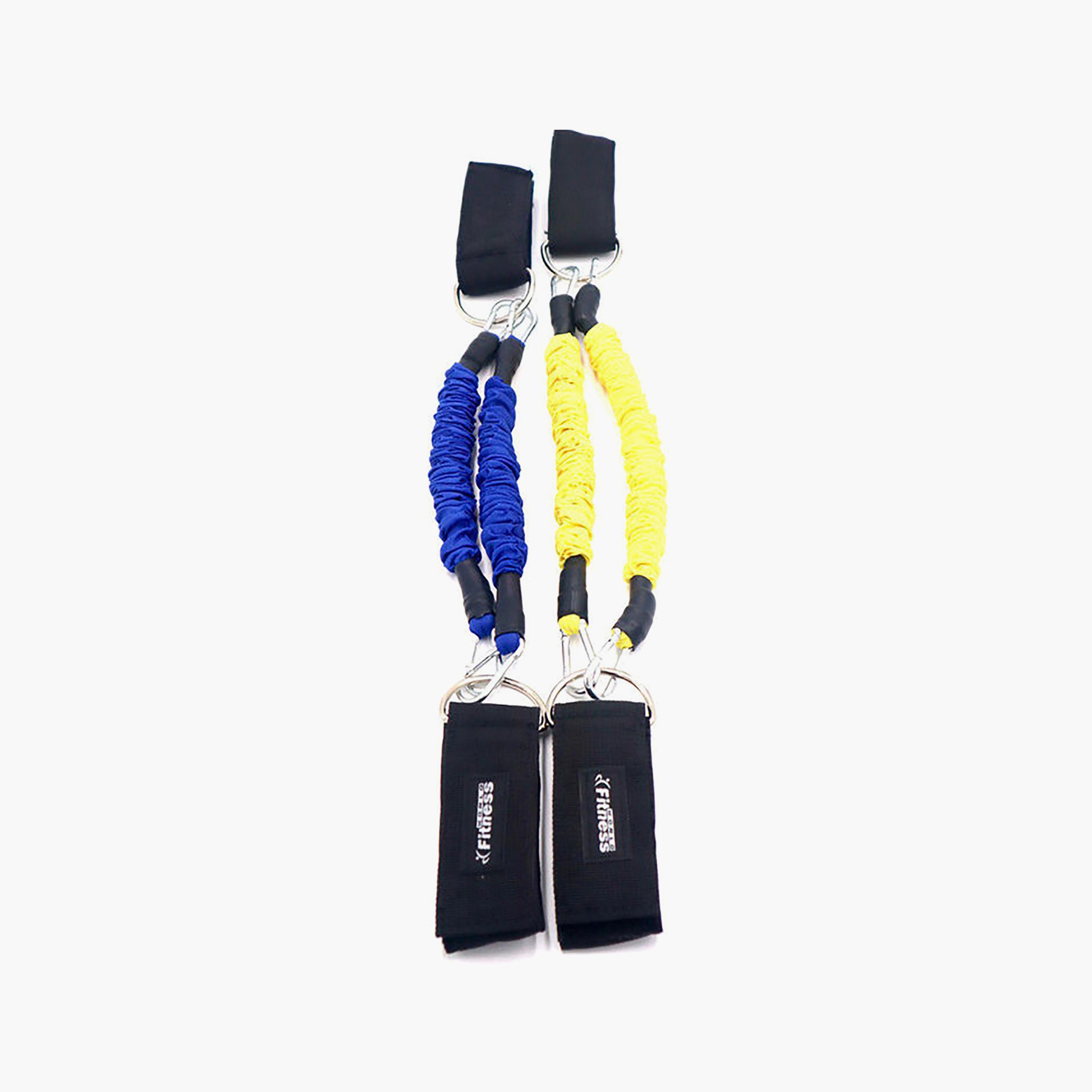 Strength Legs Resistance Bands With Ankle Straps, Set One Size - Multicolour-sports-gear-gym-image-1
