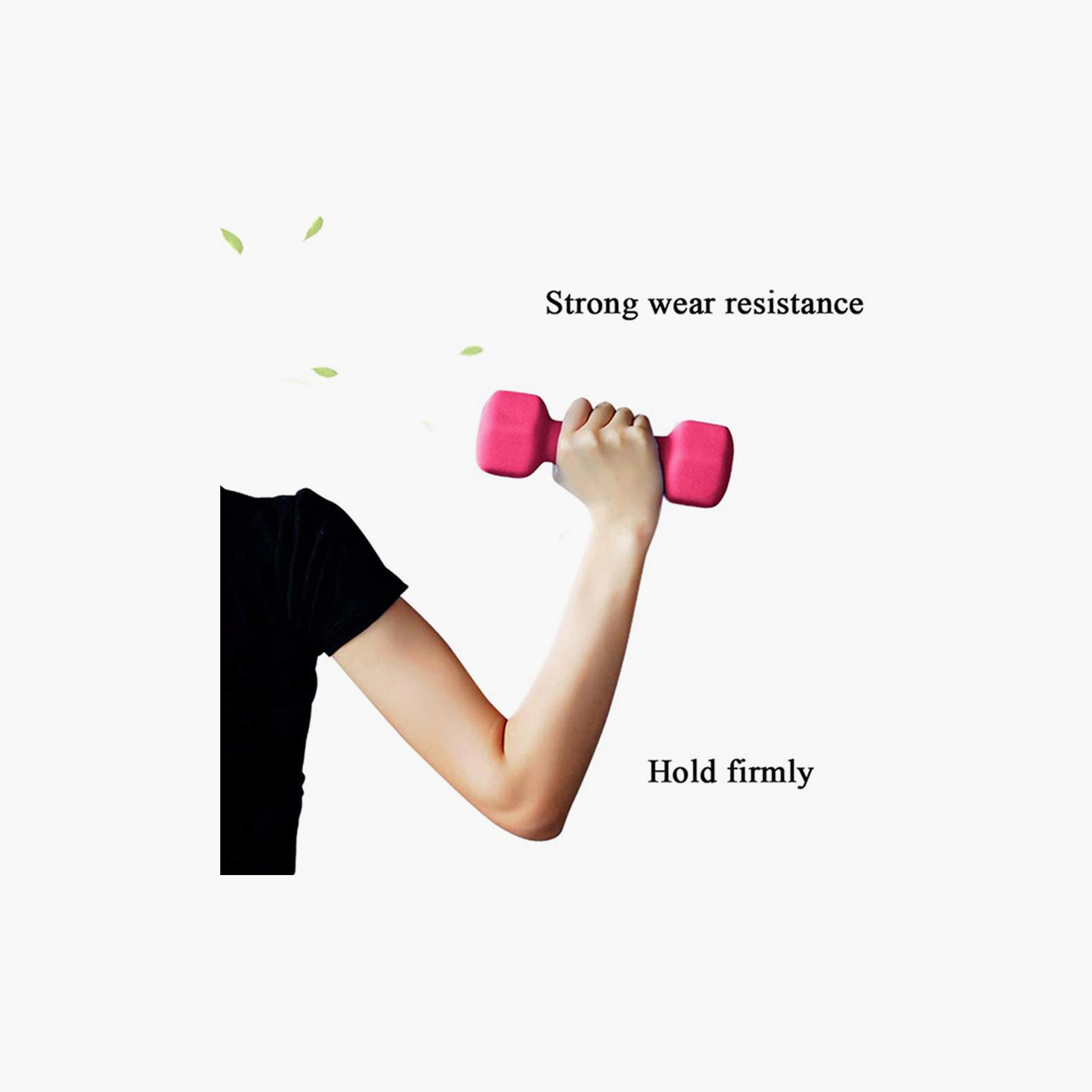 Weight Lifting Dumbbell, 6 Kg - Pink-sports-gear-gym-image-3
